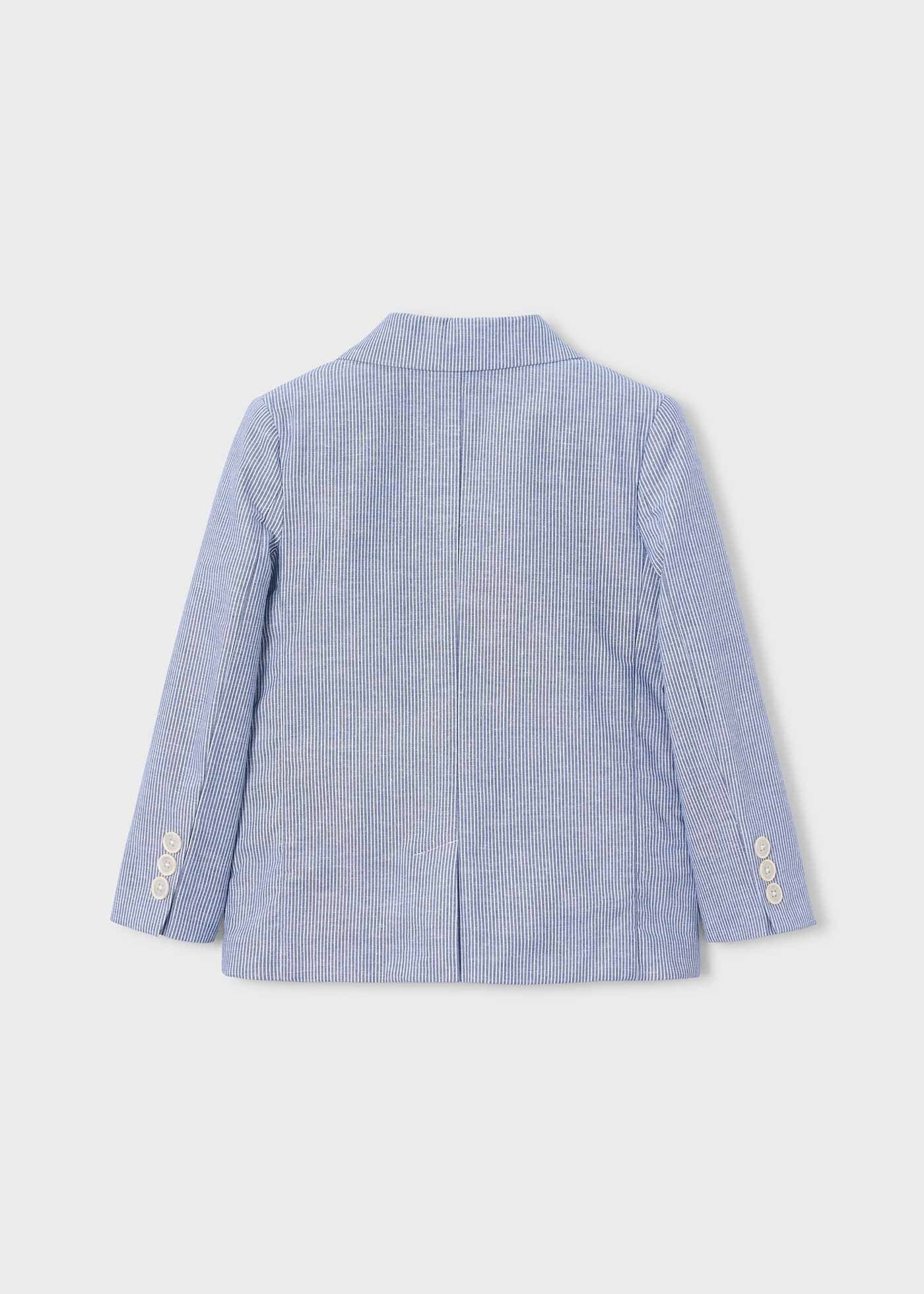 Mayoral Boys' Linen Jacket, Blue