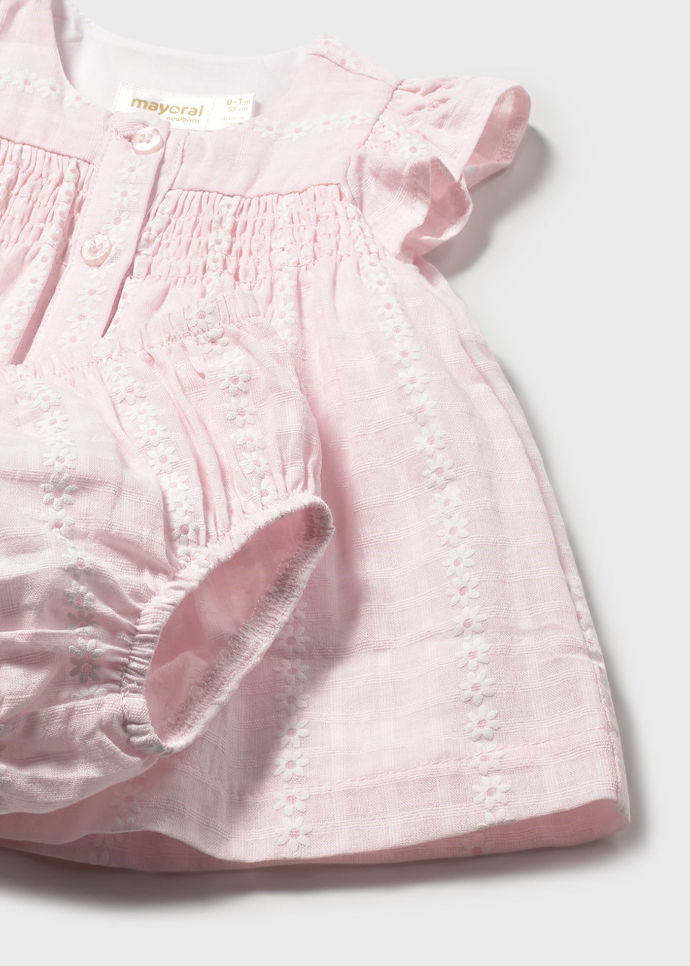 Mayoral Newborn Baby Girl Dress Pink