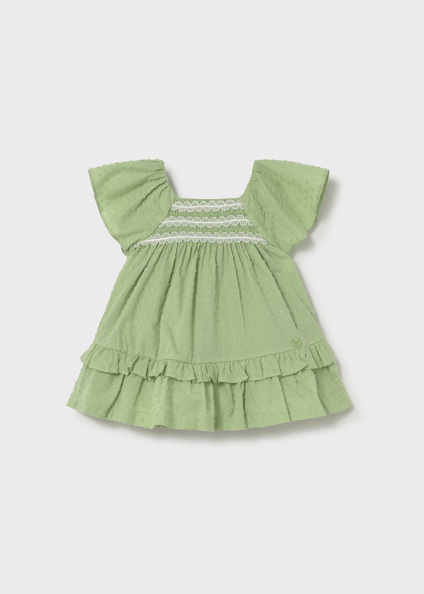 Mayoral Baby Girl Dress Green