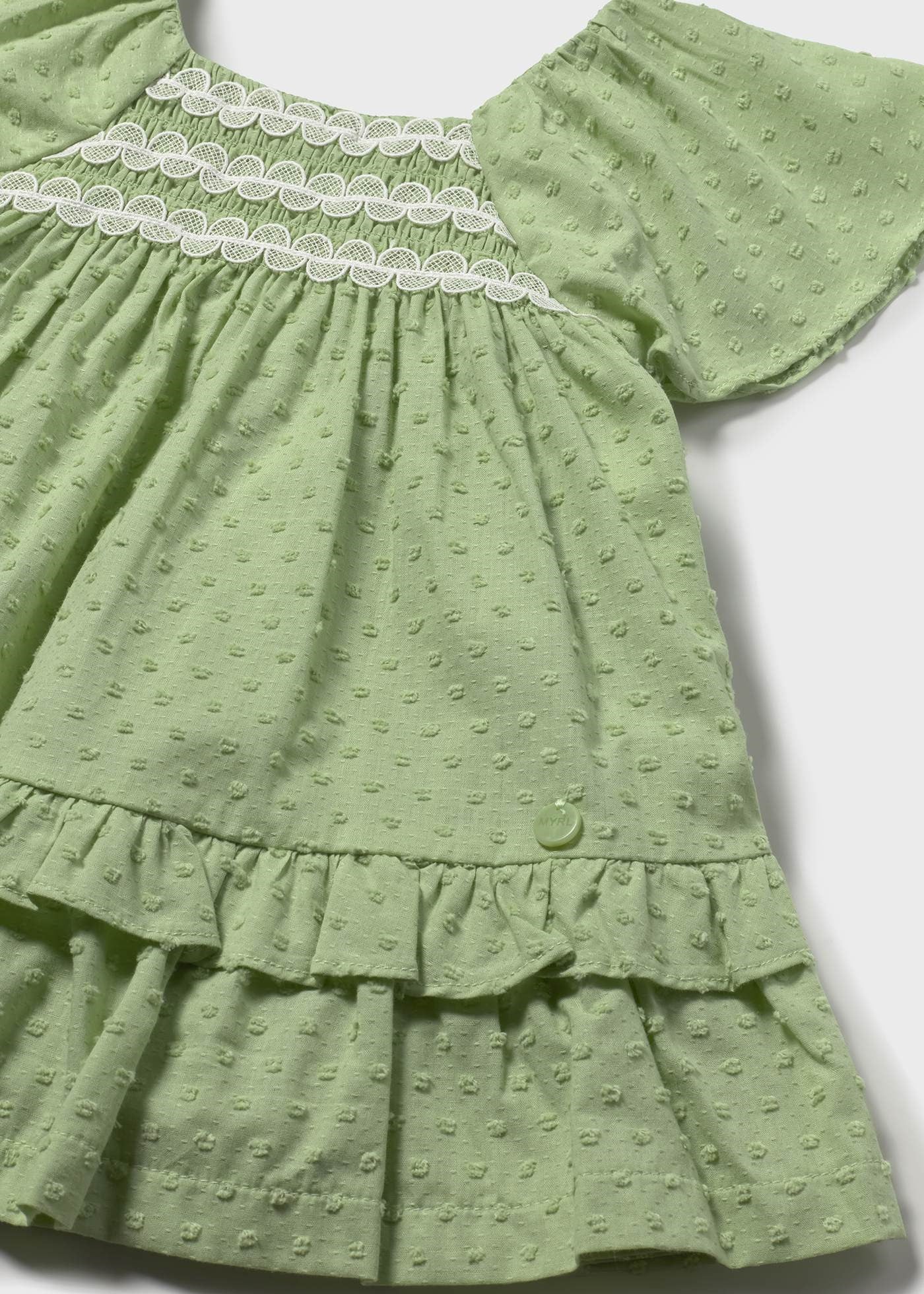 Mayoral Baby Girl Dress Green