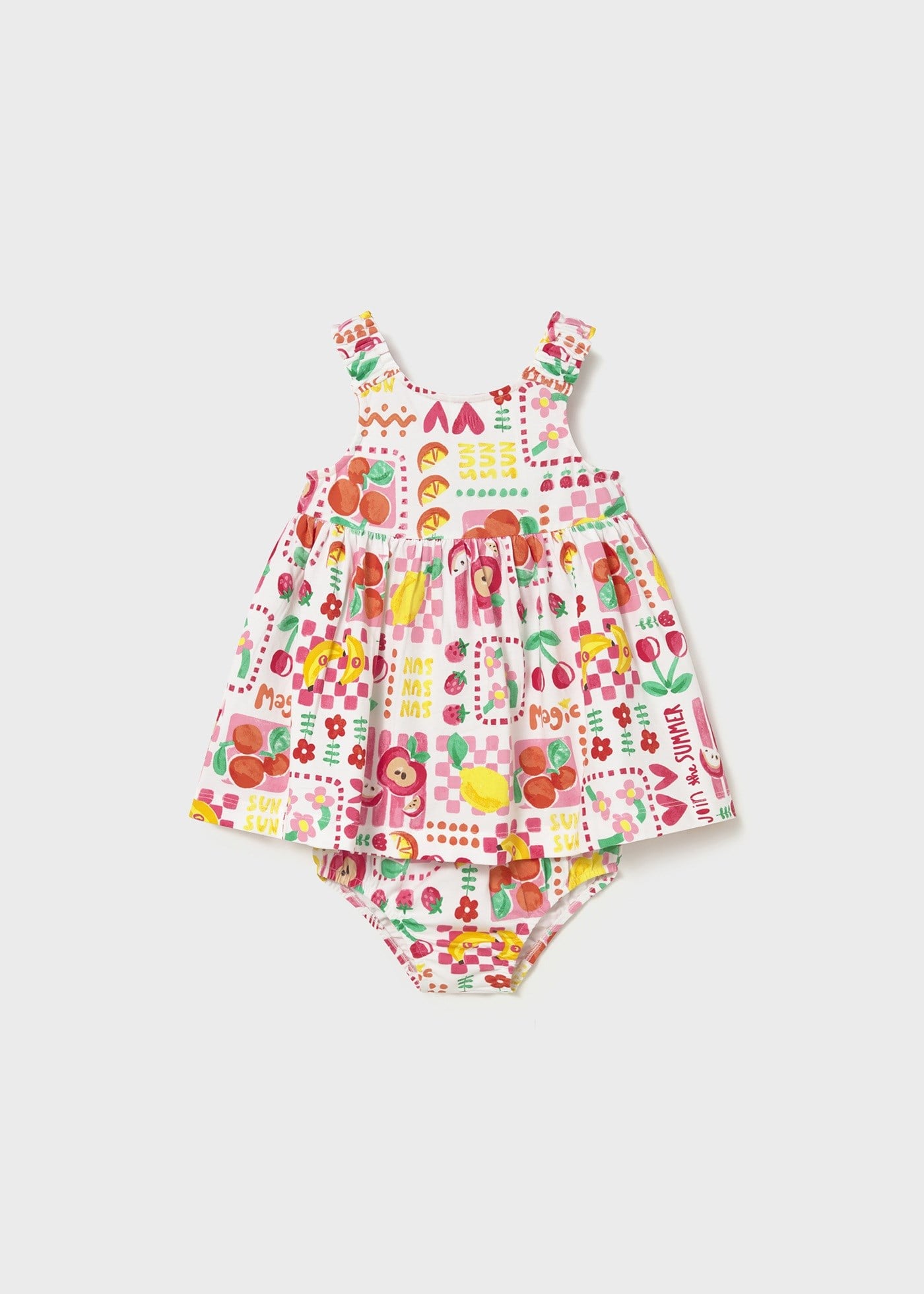 Mayoral Baby Girl Dress and Lingerie Orange