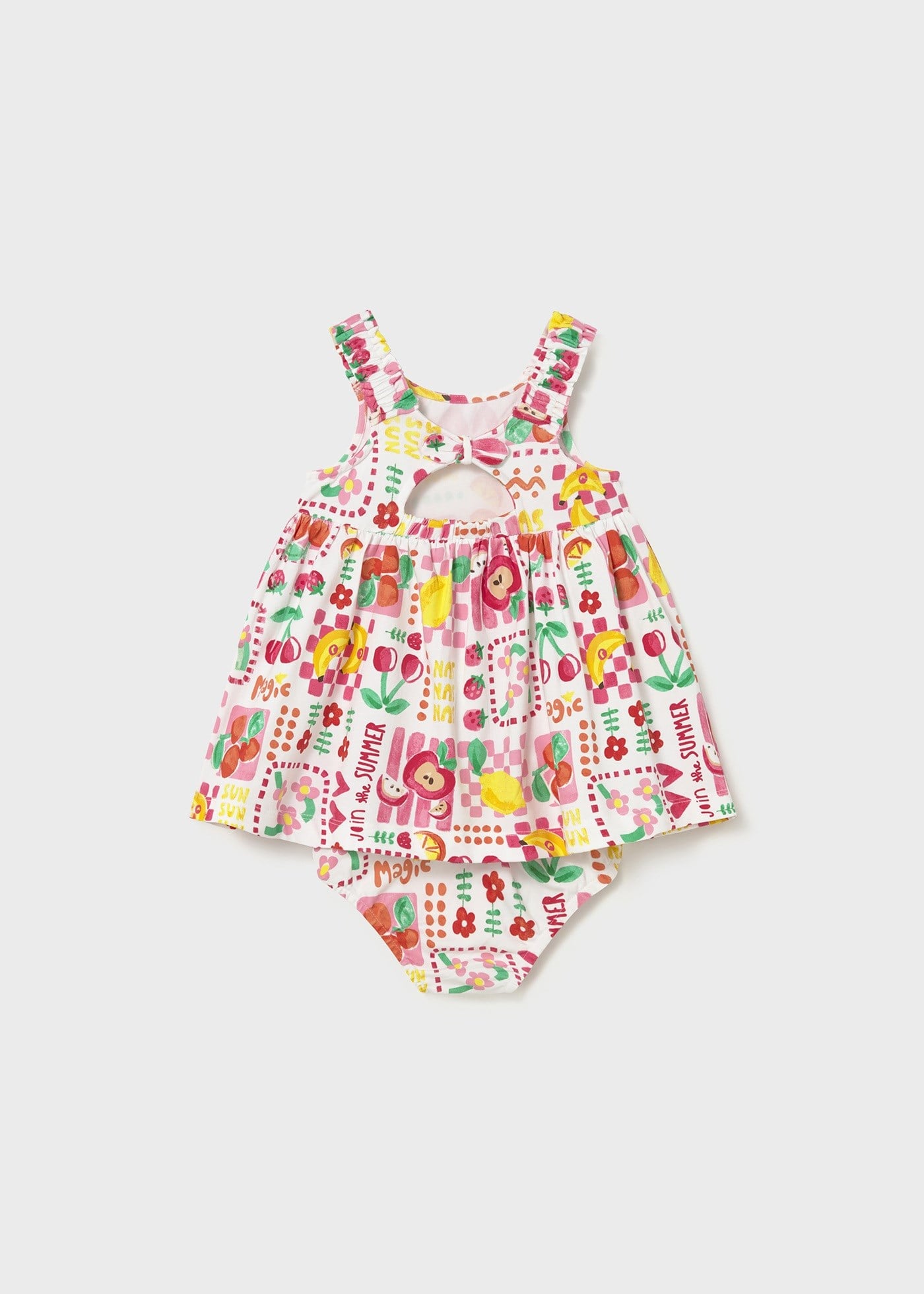 Mayoral Baby Girl Dress and Lingerie Orange