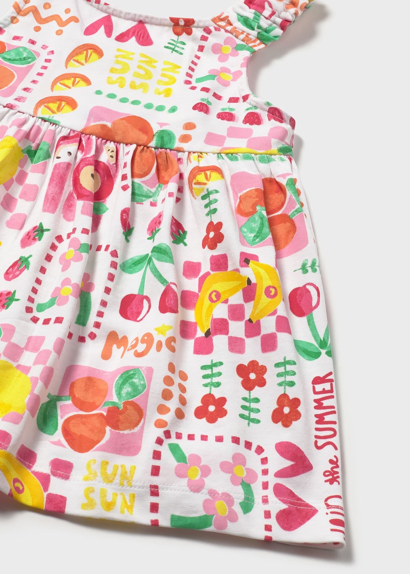 Mayoral Baby Girl Dress and Lingerie Orange