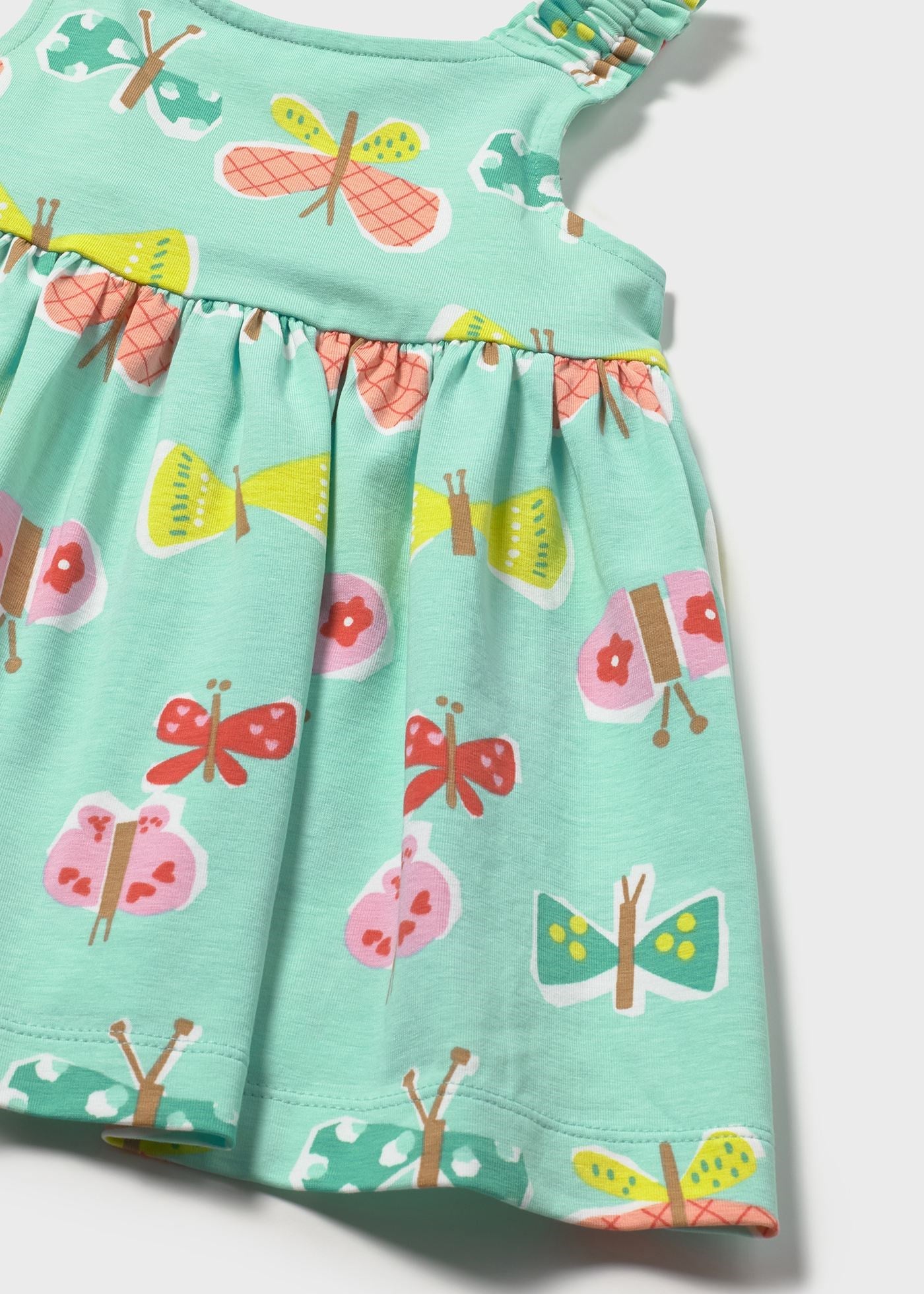 Mayoral Baby Girl Dress and Lingerie Green