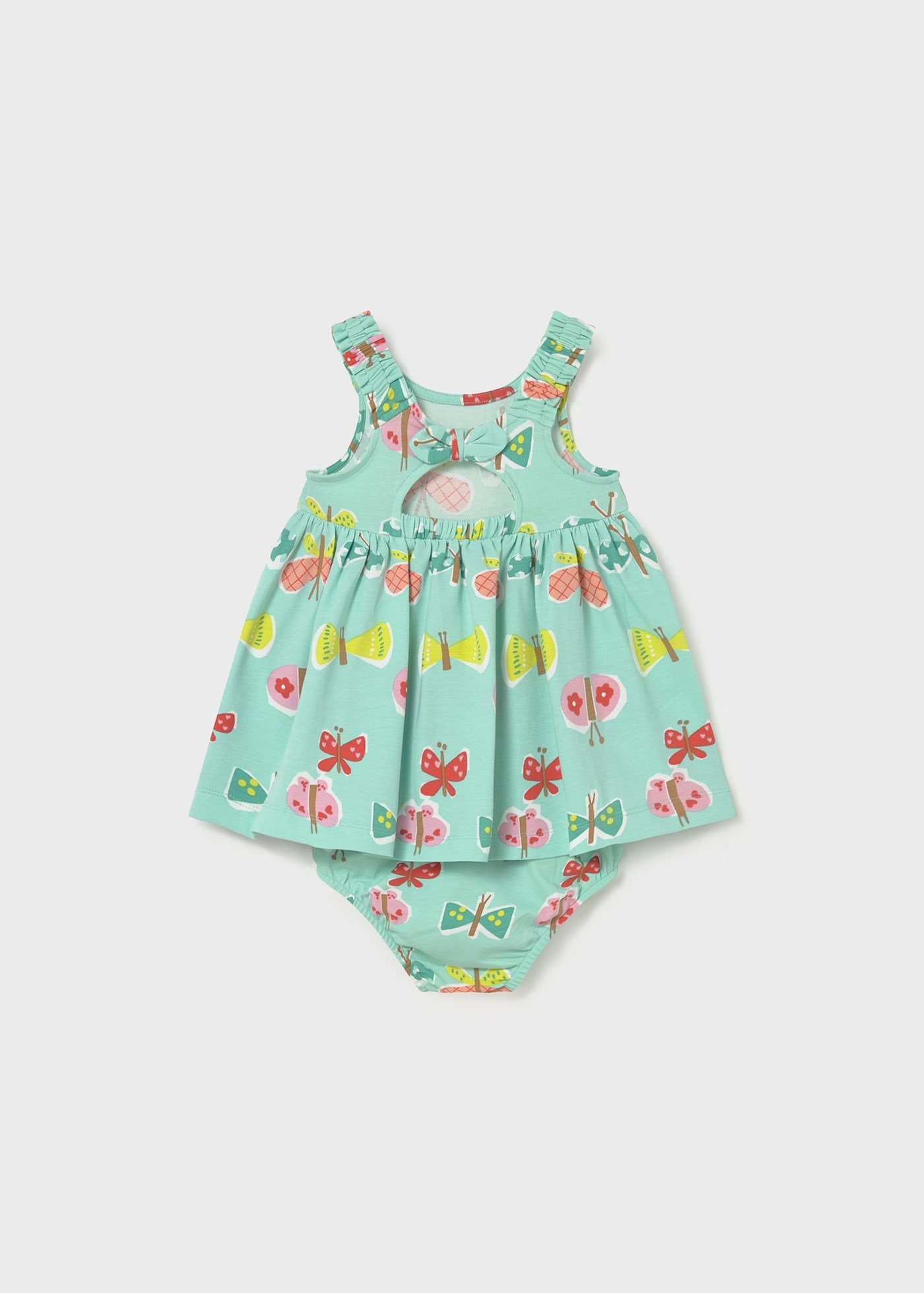 Mayoral Baby Girl Dress and Lingerie Green