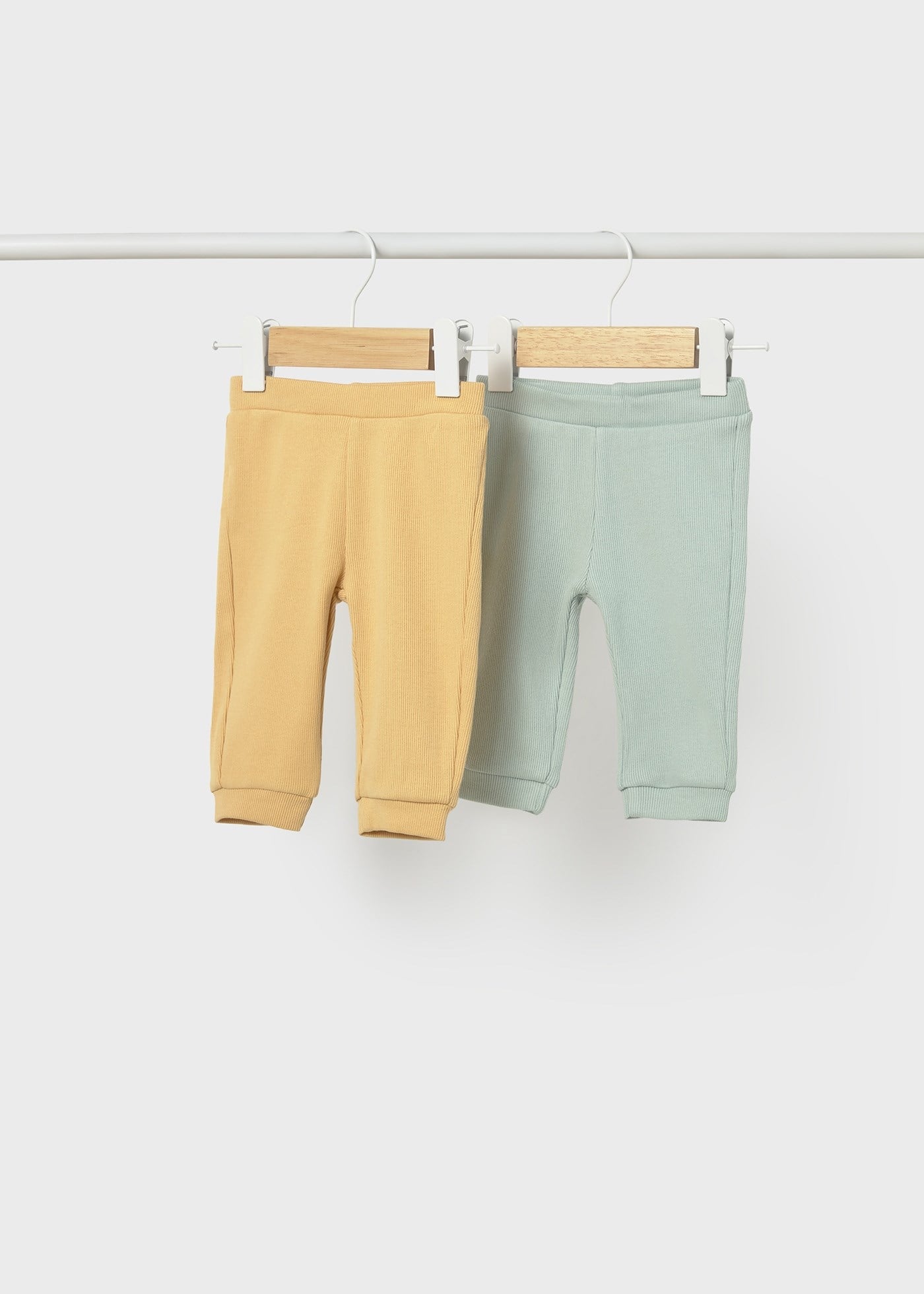 Mayoral Newborn Baby Two-Piece Sweatpants Set, Green