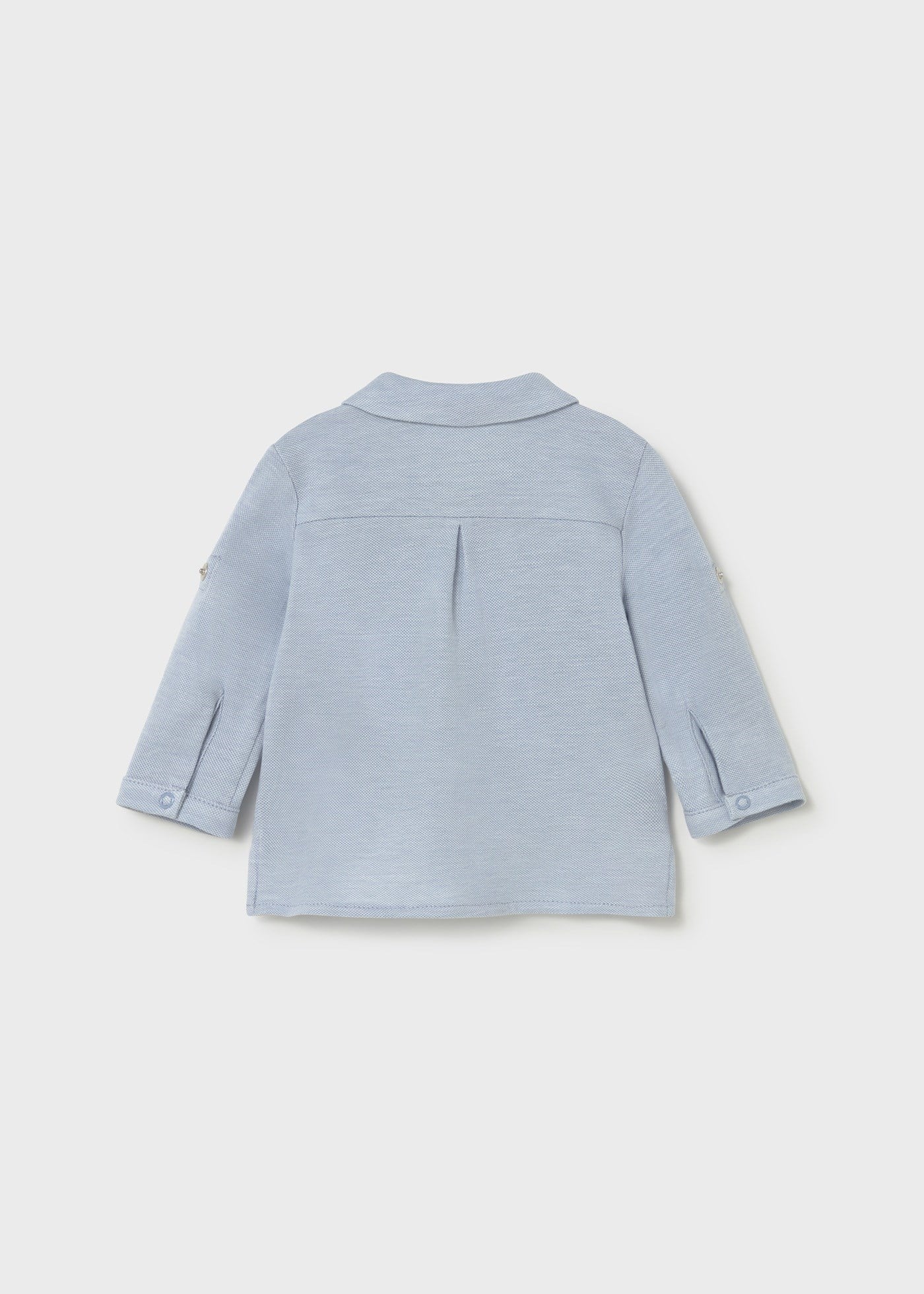 Mayoral Newborn Baby Boy Long Sleeve Shirt Blue