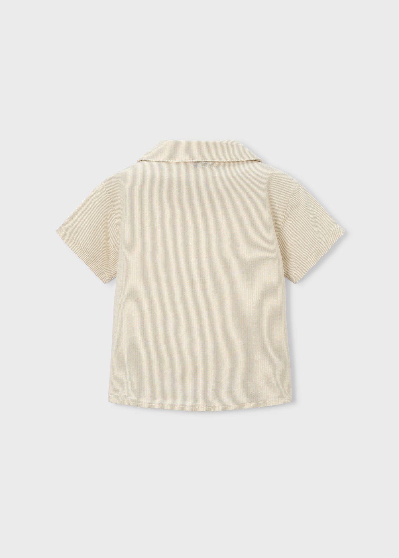 Mayoral Boys' Short-Sleeve Shirt Beige
