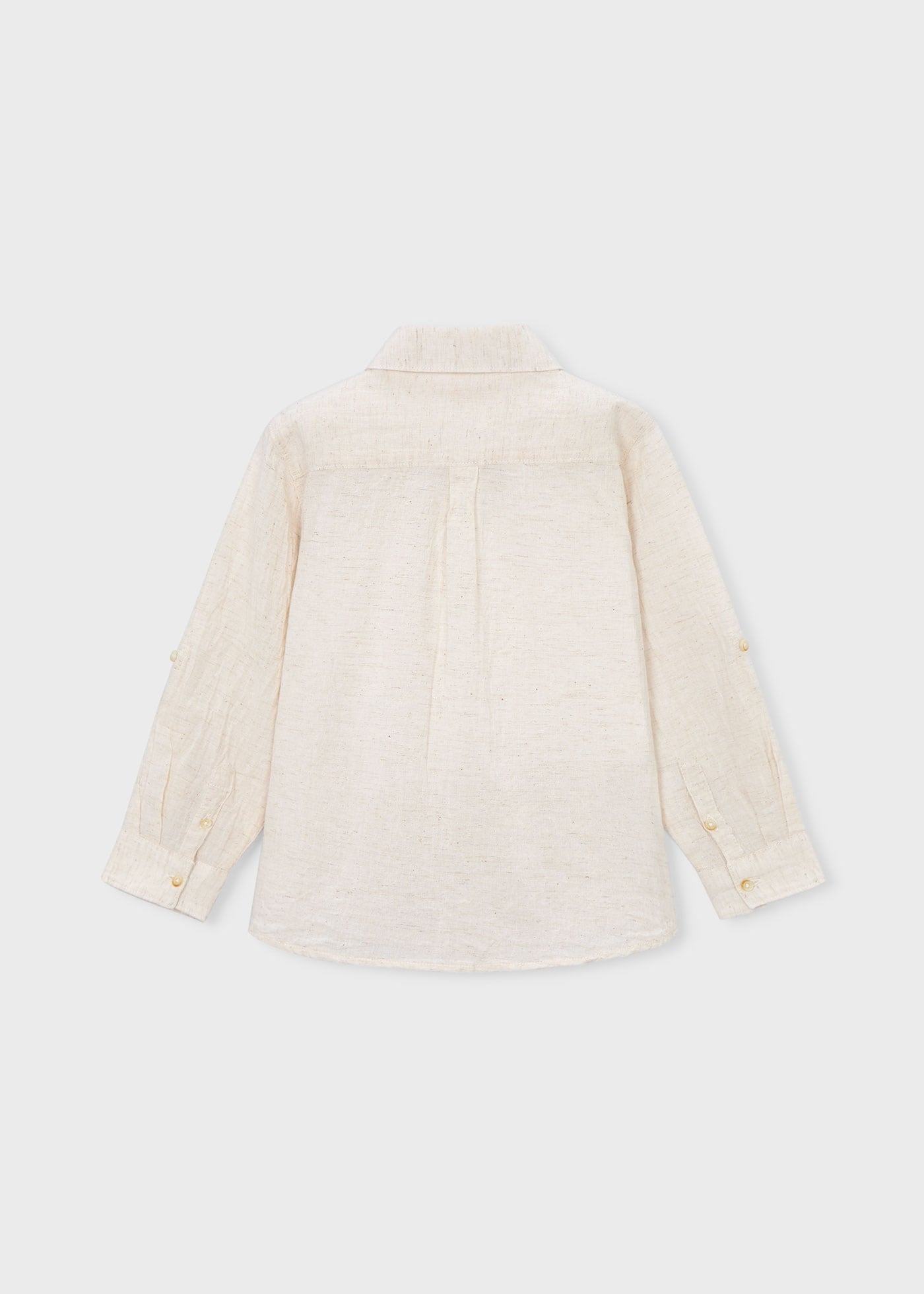 Mayoral Boys' Long-Sleeve Shirt Beige