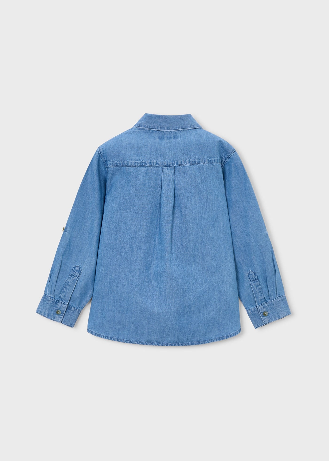 Mayoral Boys' Denim Shirt Blue