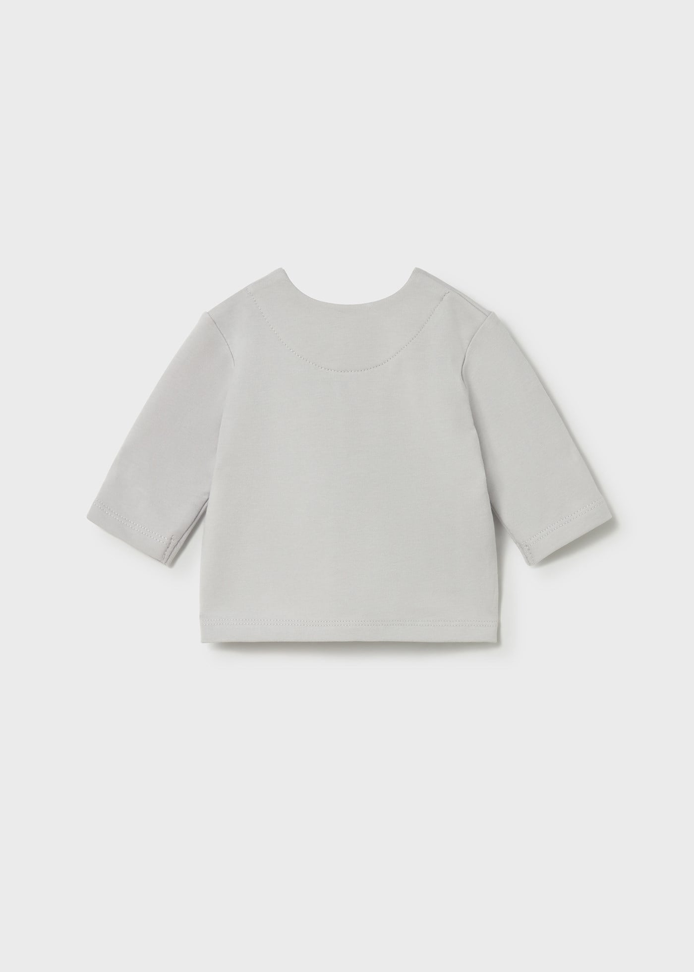 Mayoral Newborn Baby Boy Cotton Cardigan Grey