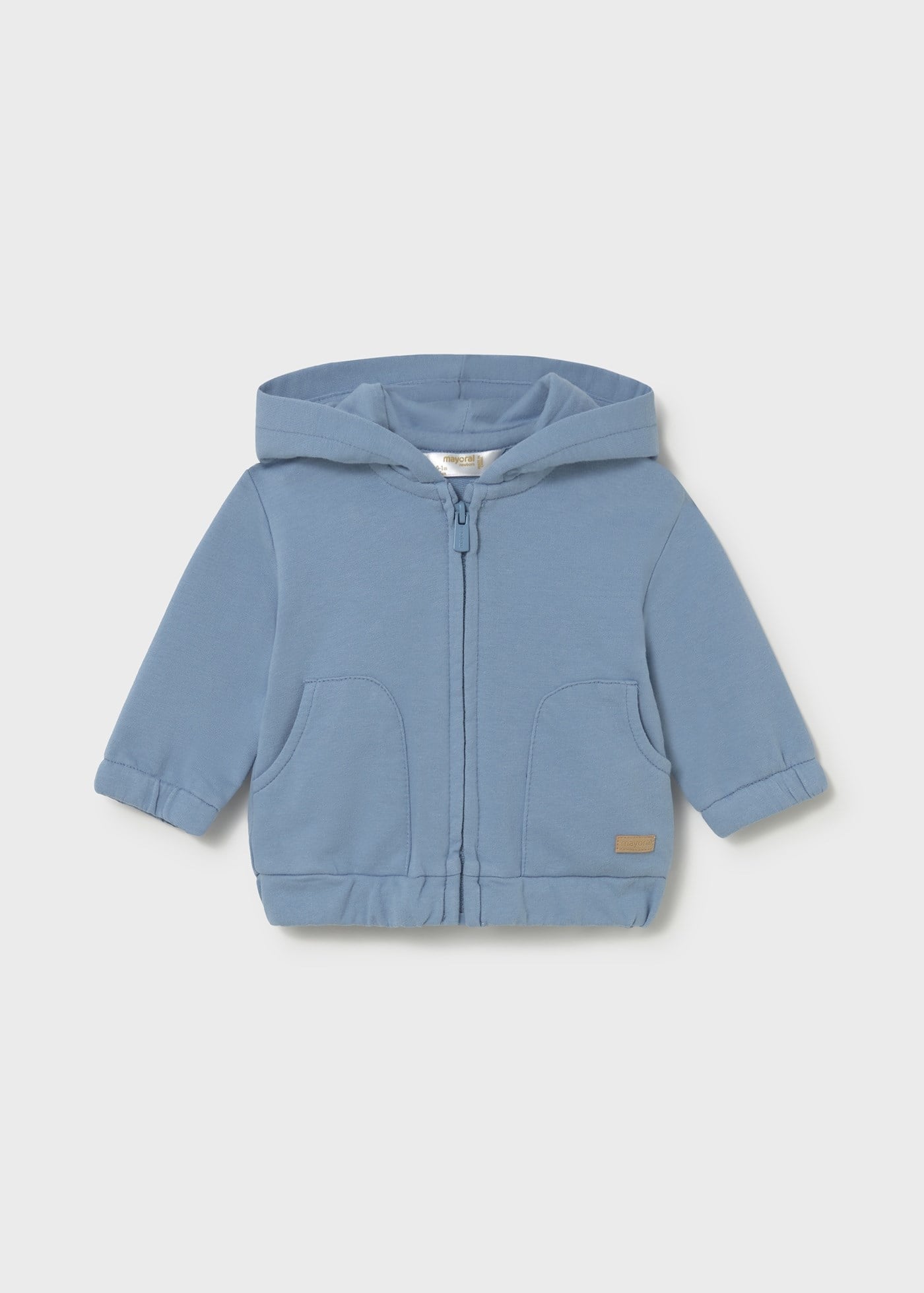 Mayoral Newborn Baby Boy Zip-Up Cardigan Blue