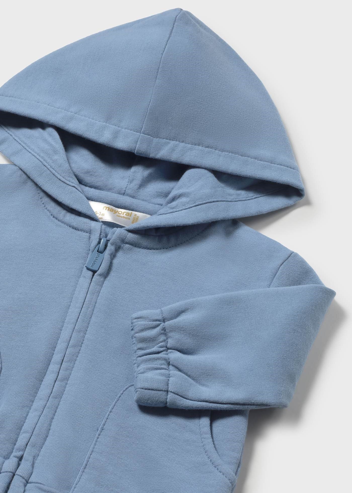 Mayoral Newborn Baby Boy Zip-Up Cardigan Blue