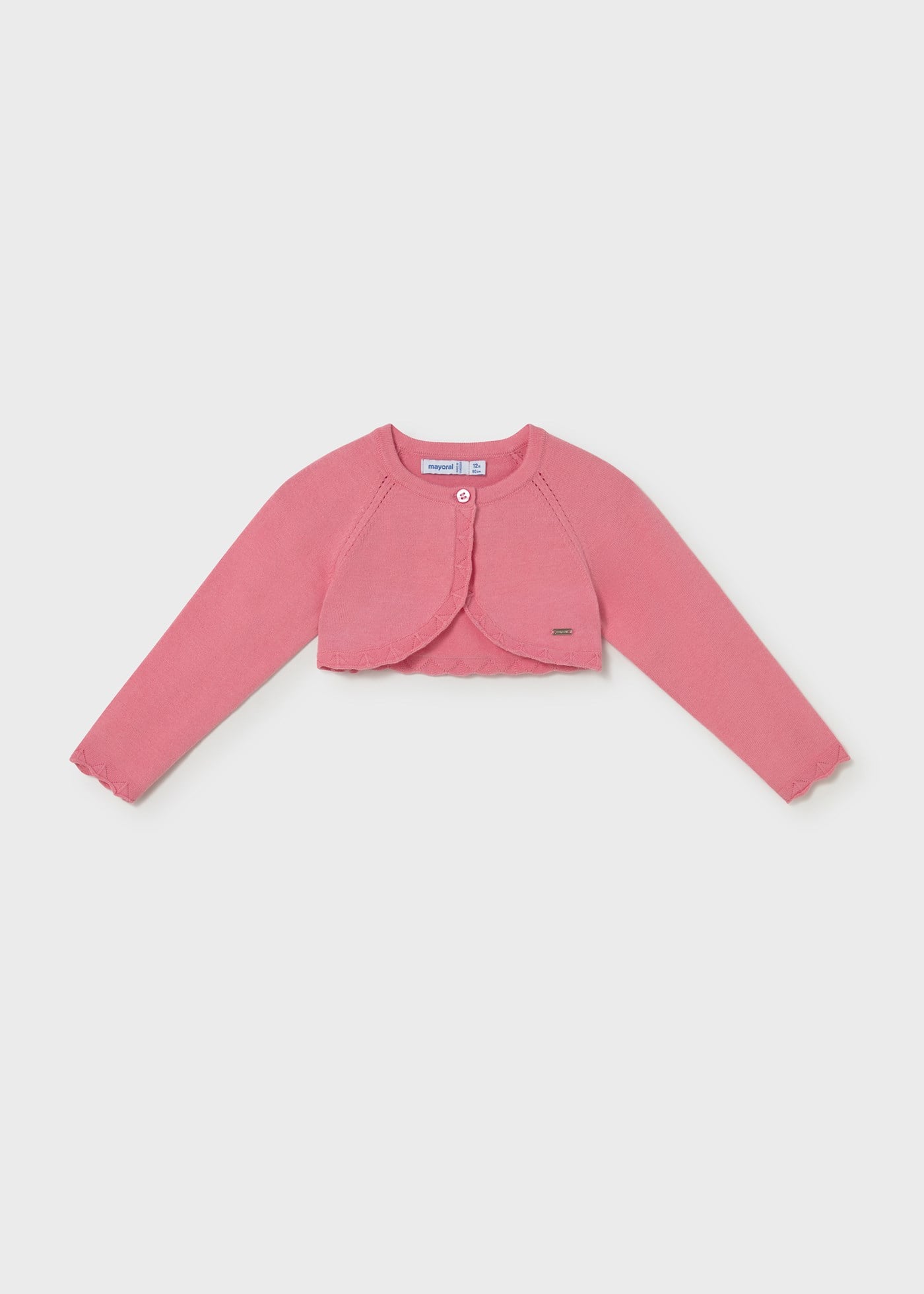Mayoral Baby Girl Mercerized Bolero Pink
