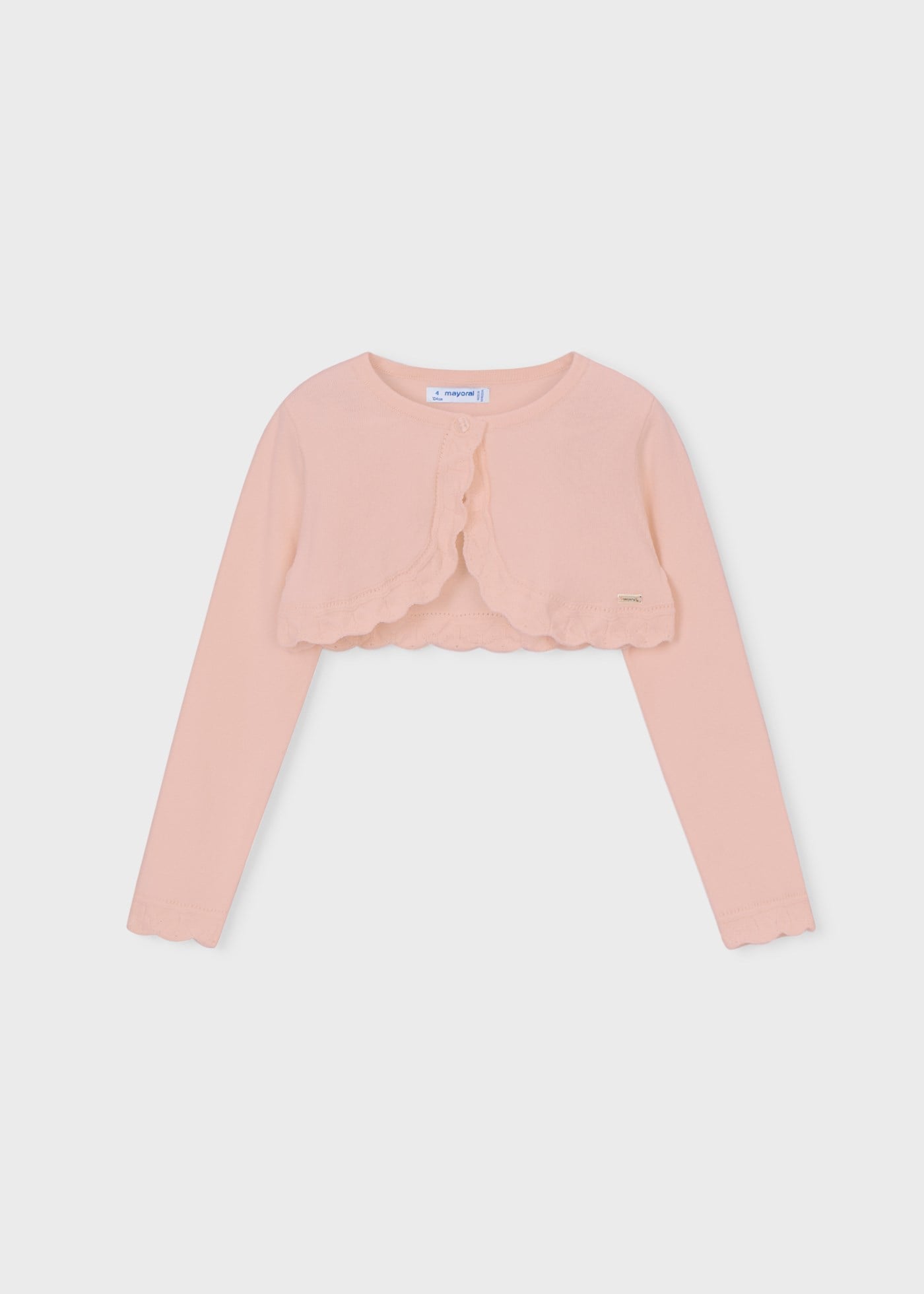 Mayoral Kız Çocuk Merserize Bolero Pembe