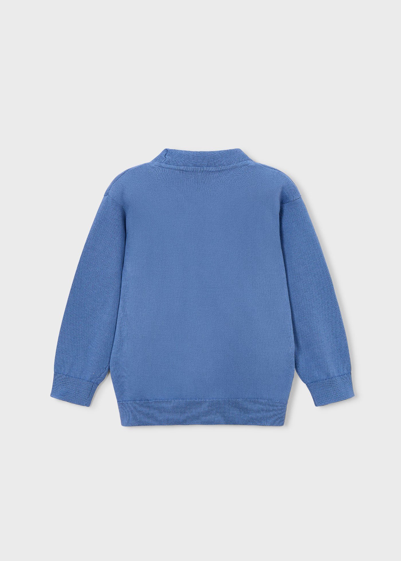 Mayoral Boys' Buttoned Mercerized Cardigan, Blue