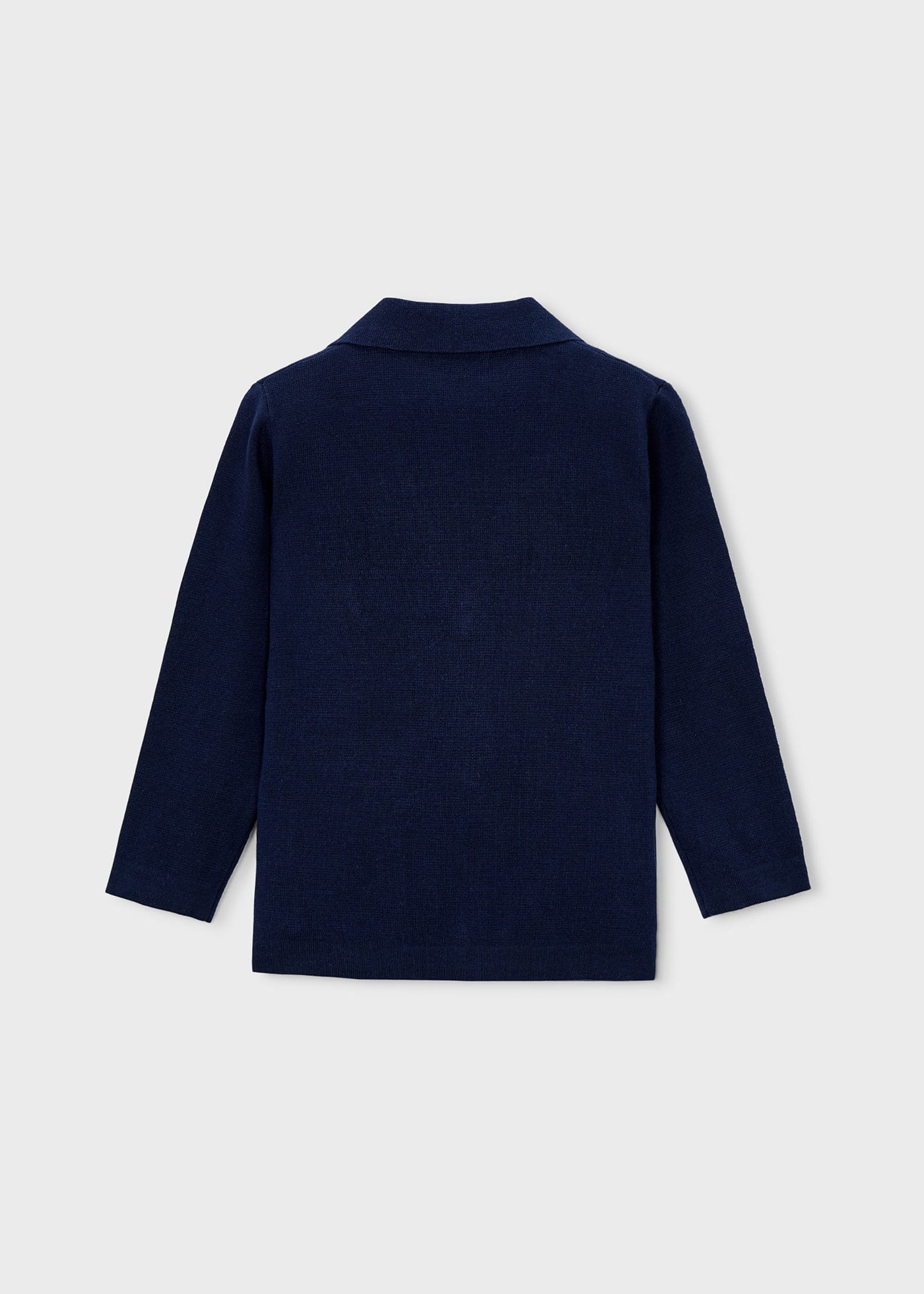 Mayoral Boys' Dropped Knit Cardigan Navy Blue