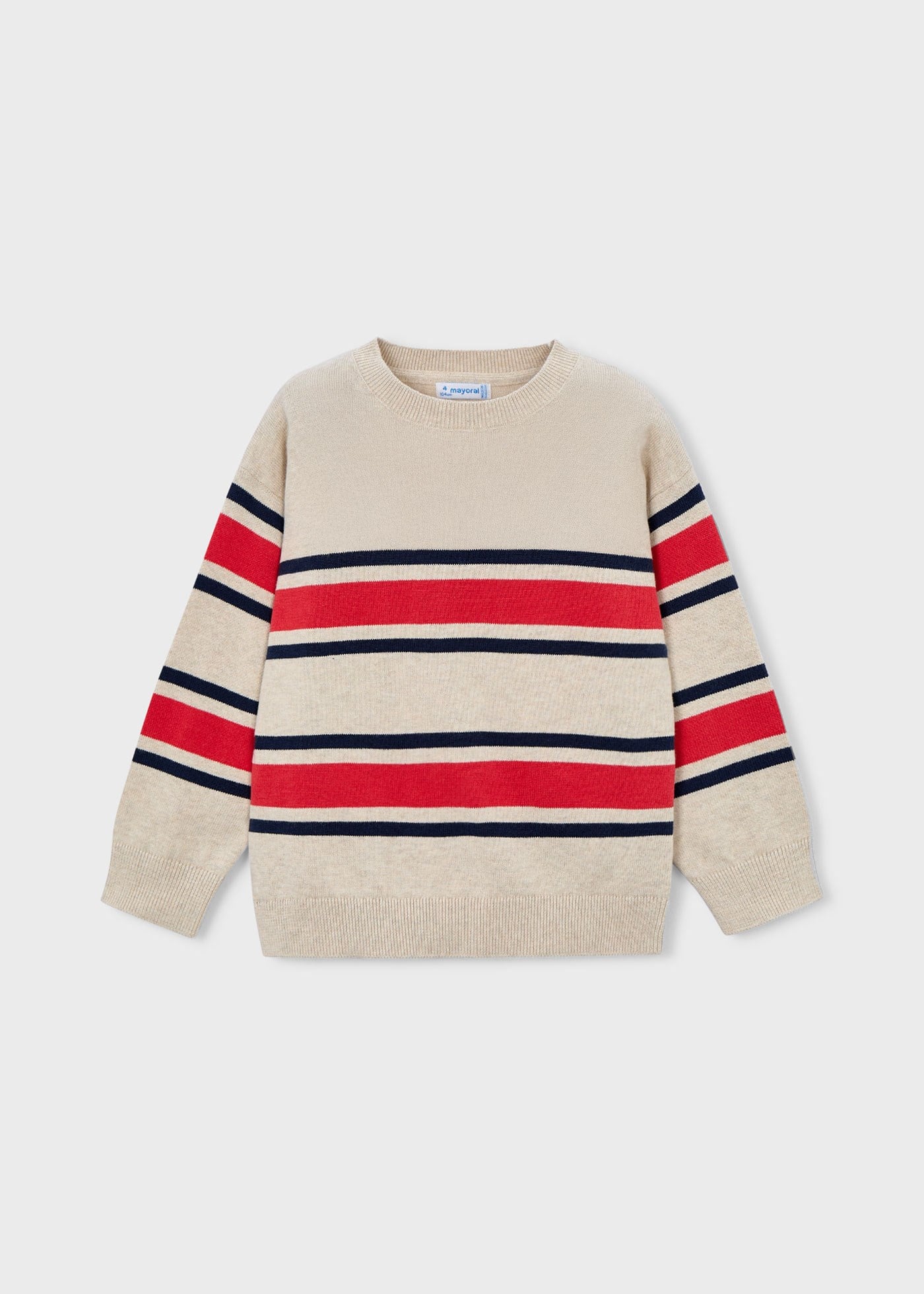 Mayoral Boys' Mercerized Sweater, Beige