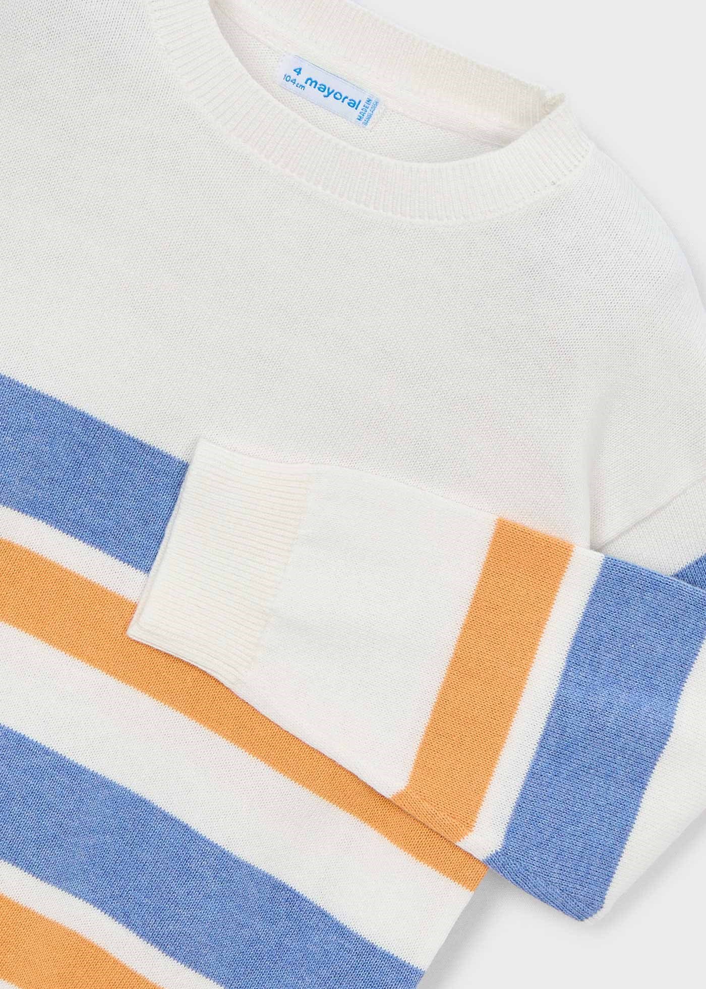 Mayoral Boys' Mercerized Sweater White