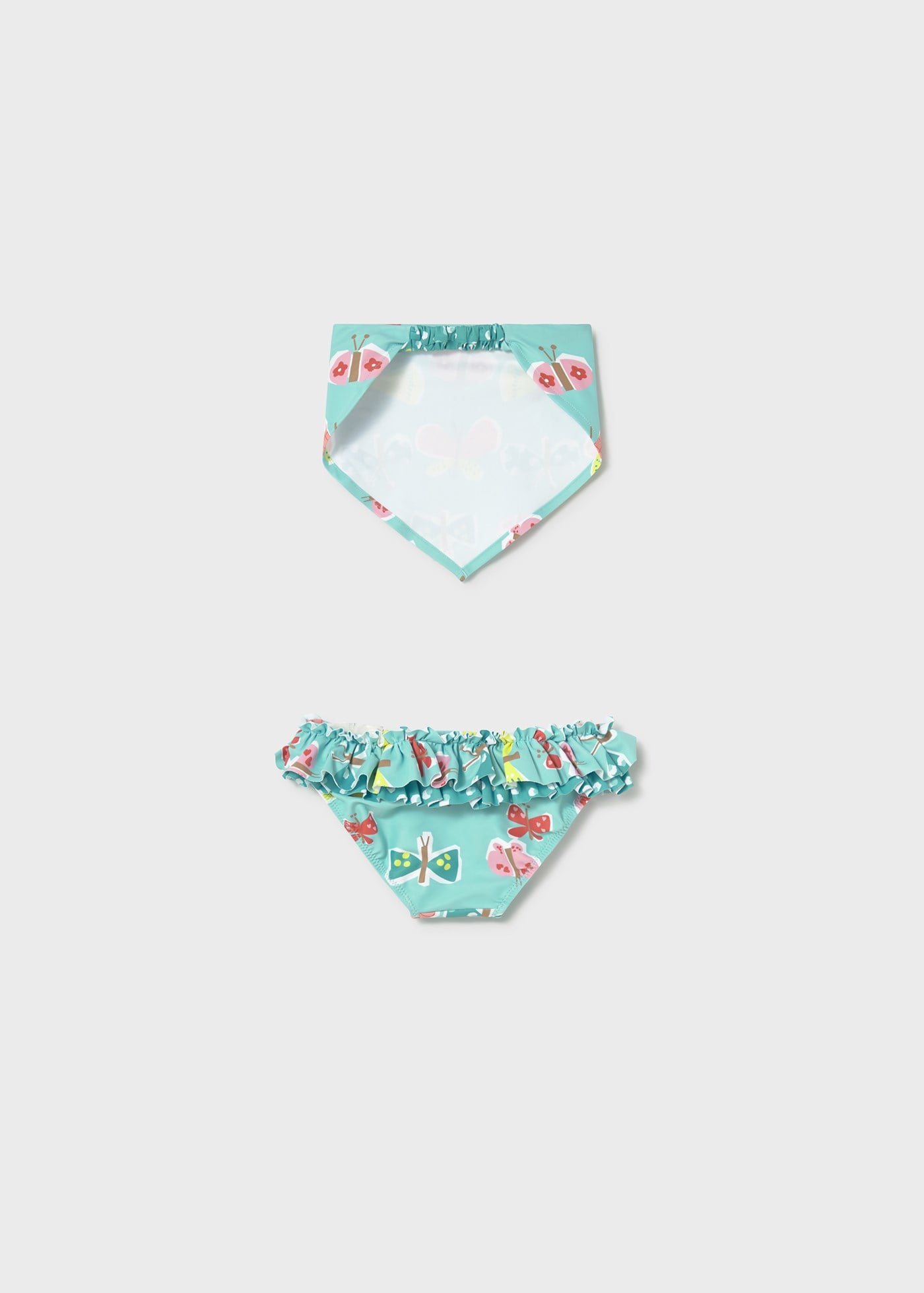 Mayoral Baby Girl Bottom and Bandana Blue