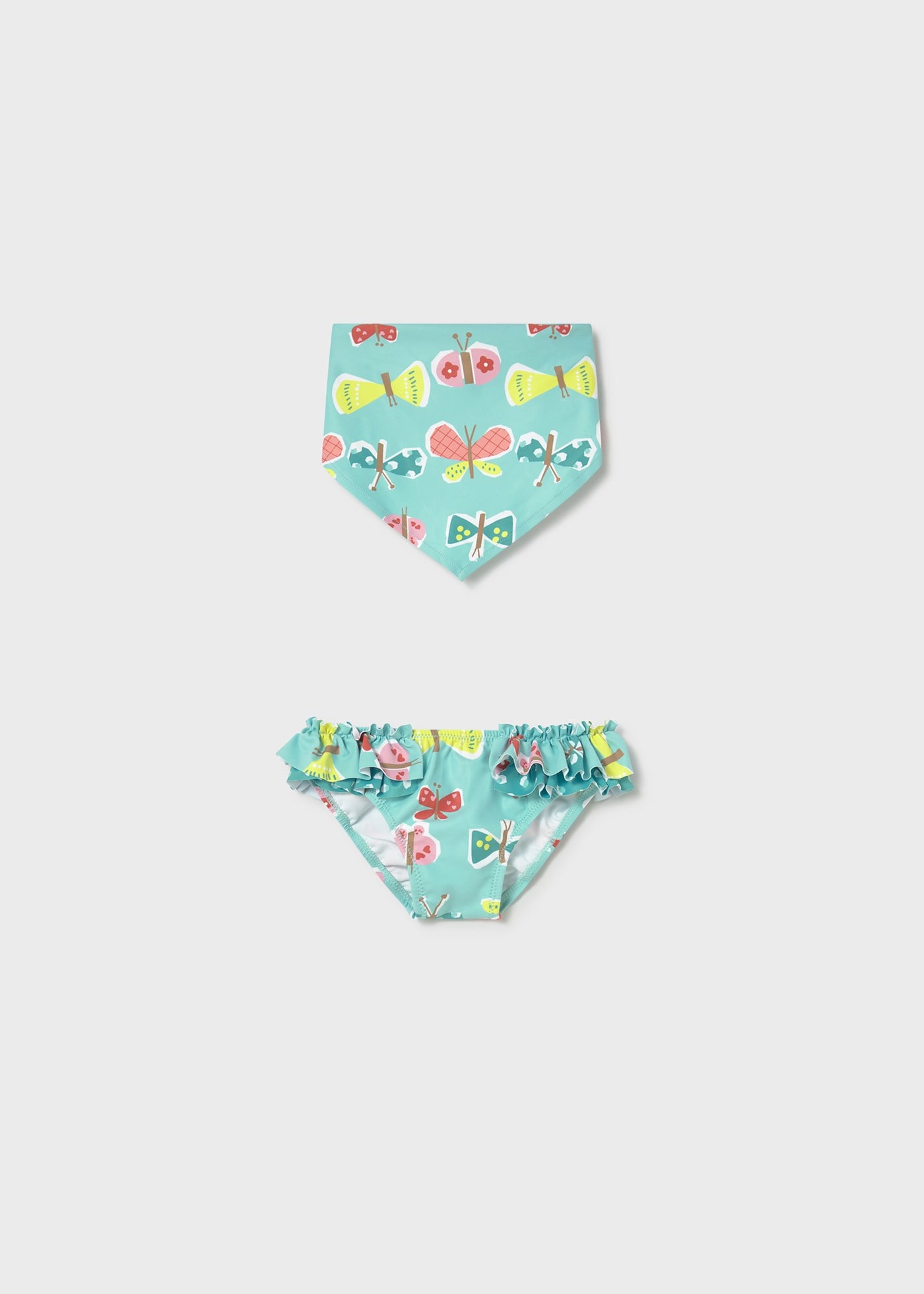 Mayoral Baby Girl Bottom and Bandana Blue