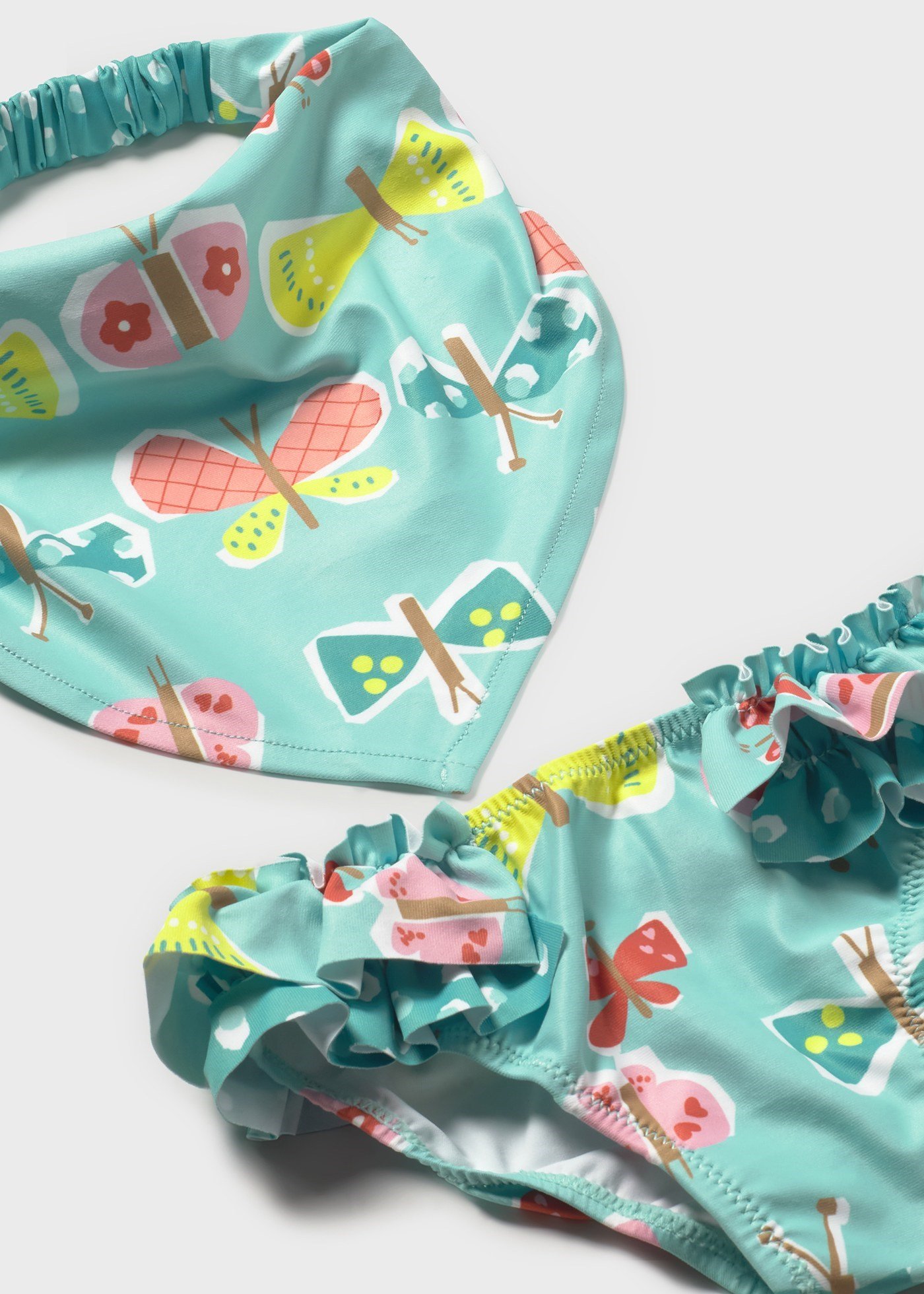 Mayoral Baby Girl Bottom and Bandana Blue