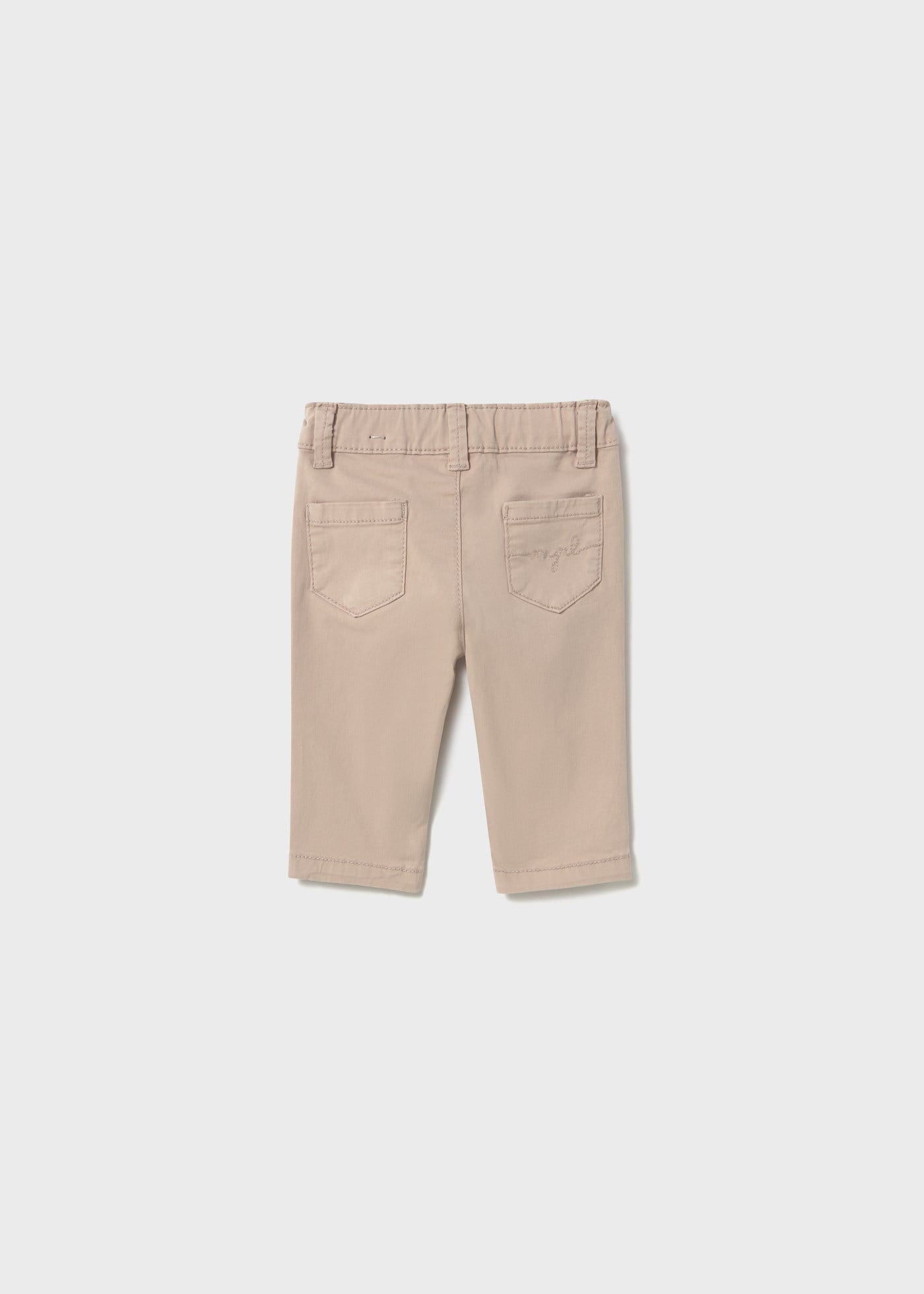 Mayoral Newborn Baby Boy Canvas Pants Beige