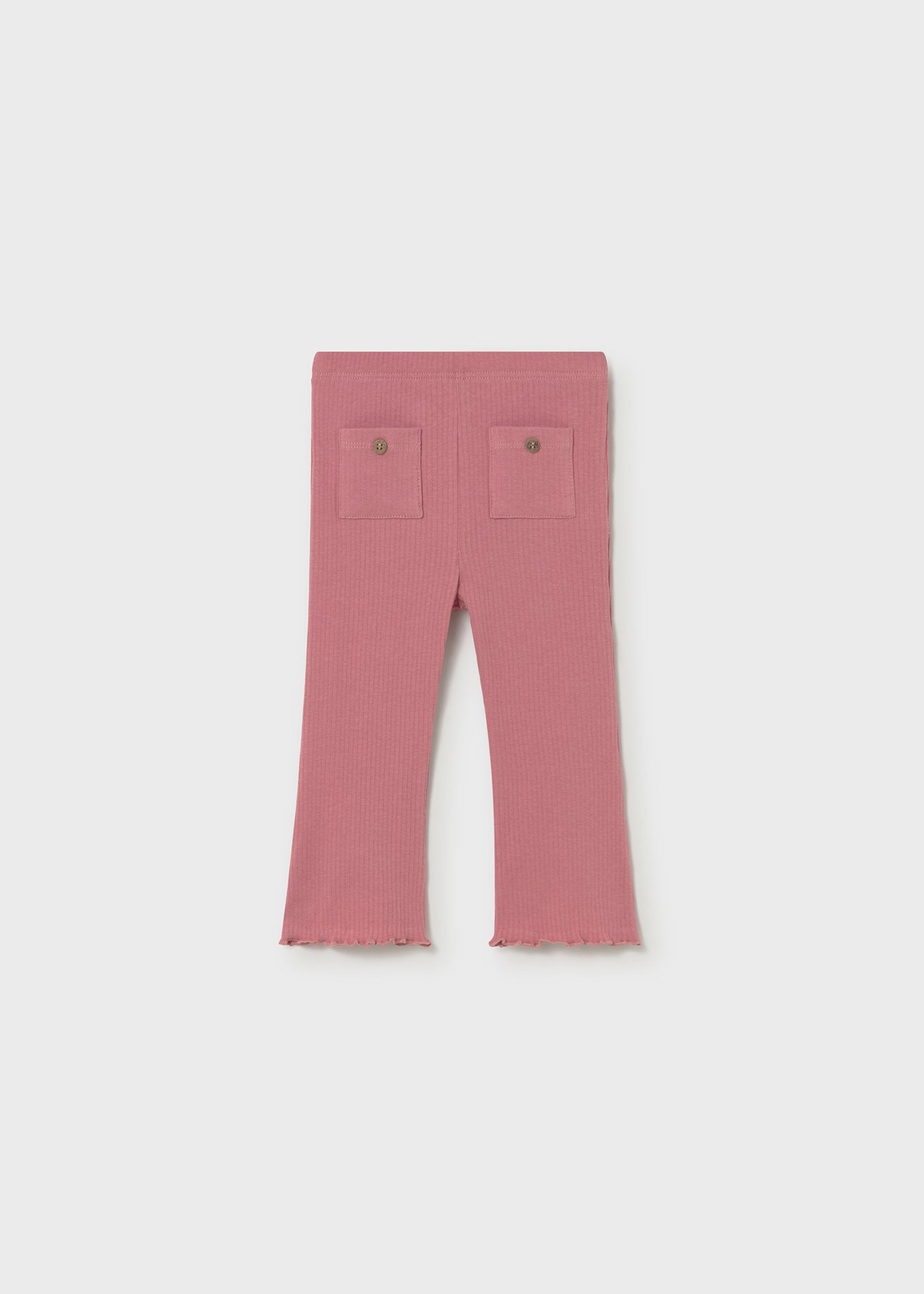 Mayoral Baby Girl Spanish Leg Cotton Trousers Pink