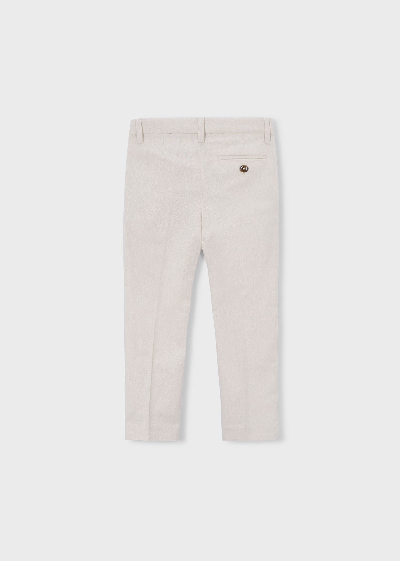 Mayoral Boys' Linen Trousers Beige
