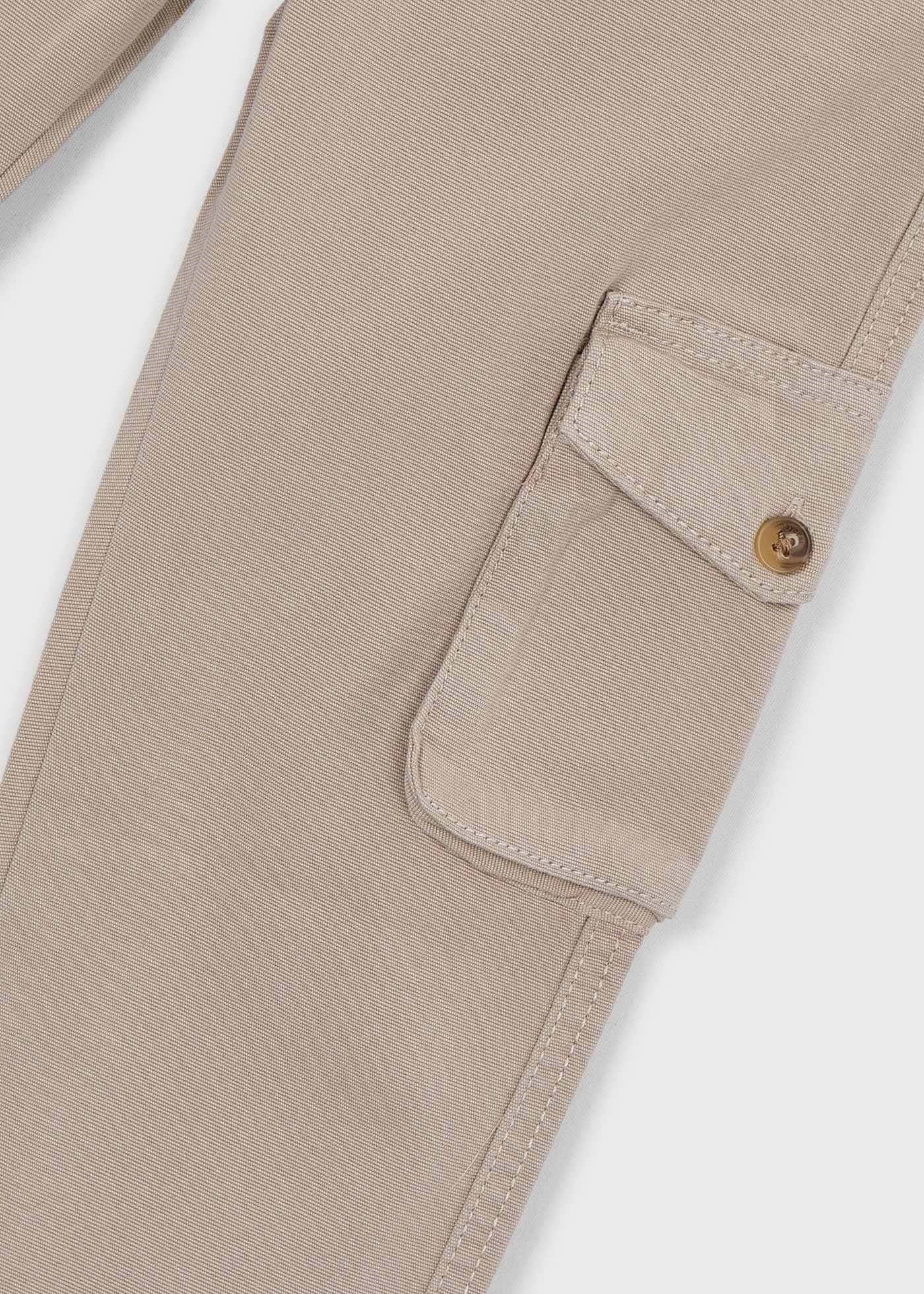 Mayoral Boys' Cargo Pants with Pockets, Beige