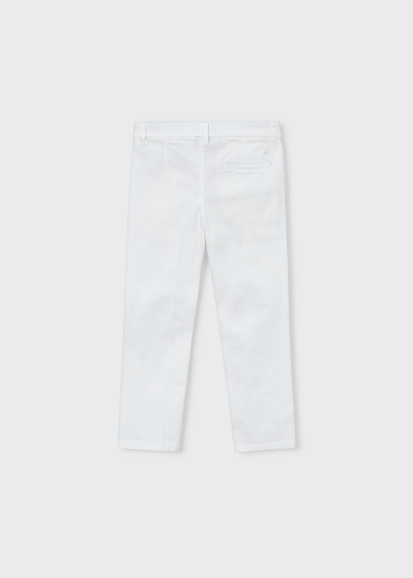 Mayoral Boys' Canvas Trousers White