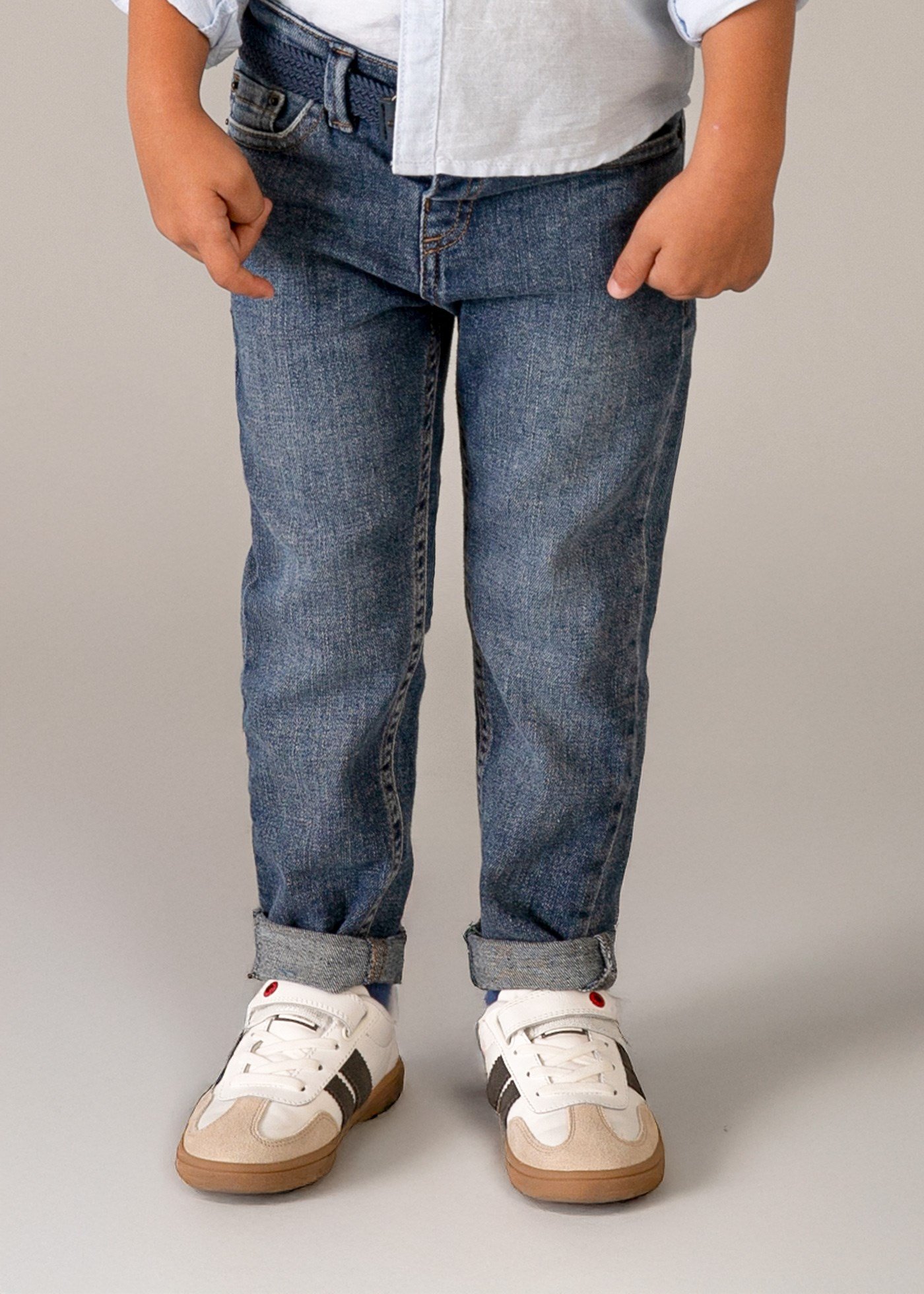 Mayoral Boys' Denim Jeans Navy Blue