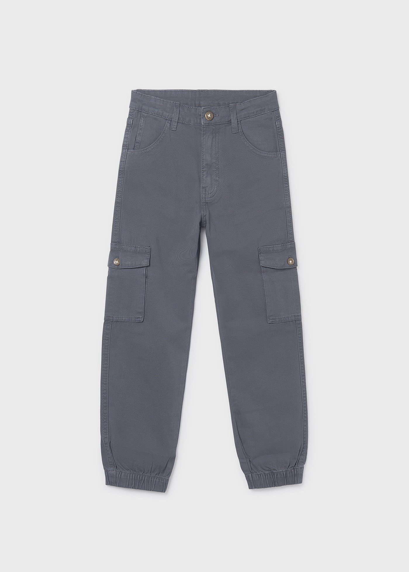 Mayoral Boys' Cargo Pants with Pockets, Grey