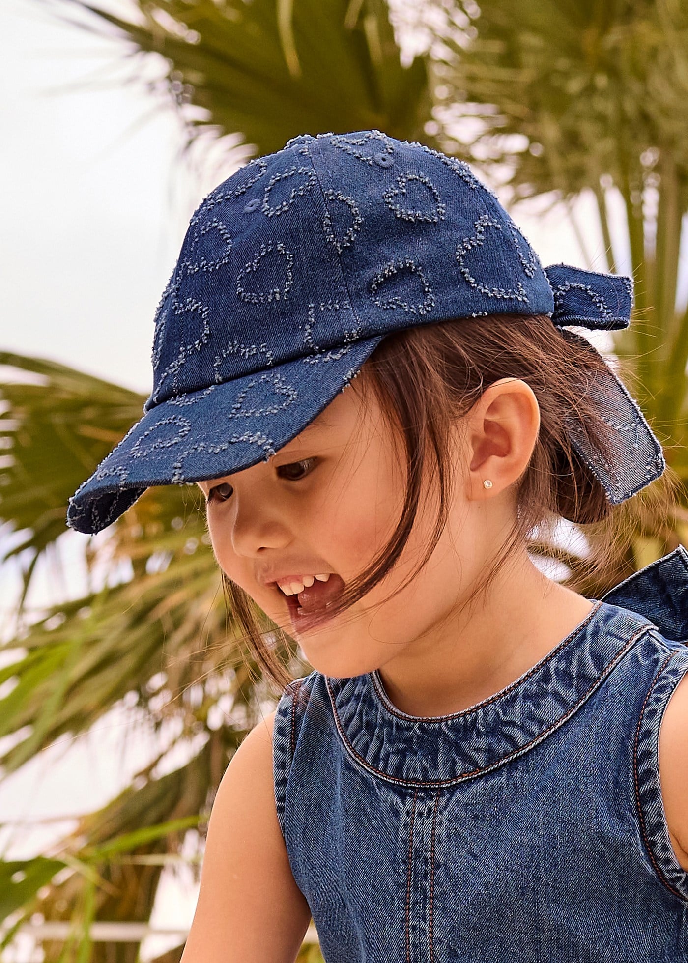 Mayoral Girls' Baseball Cap, Navy Blue