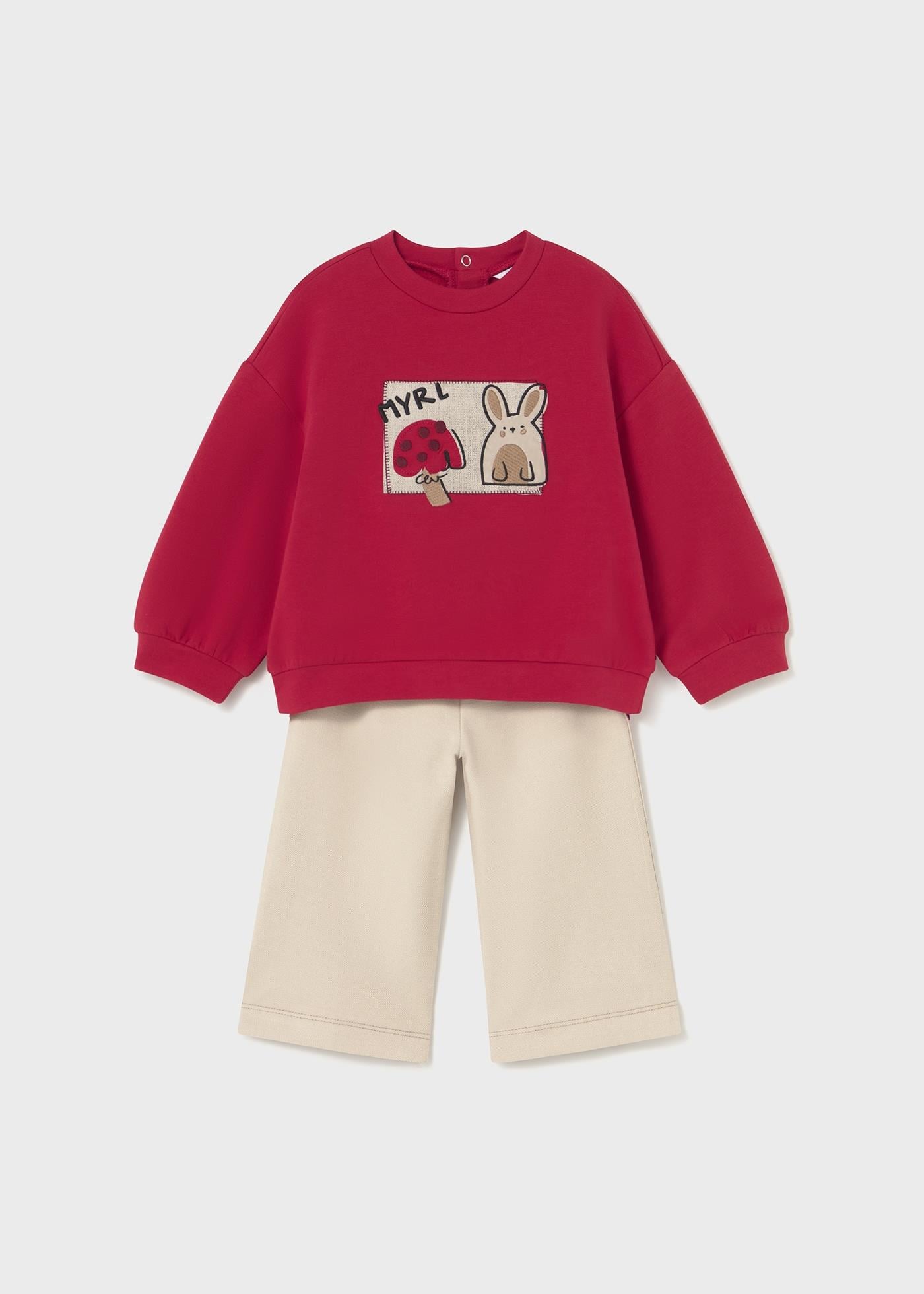 Mayoral Kız Bebek Pantolon ve Swearshirt Takım