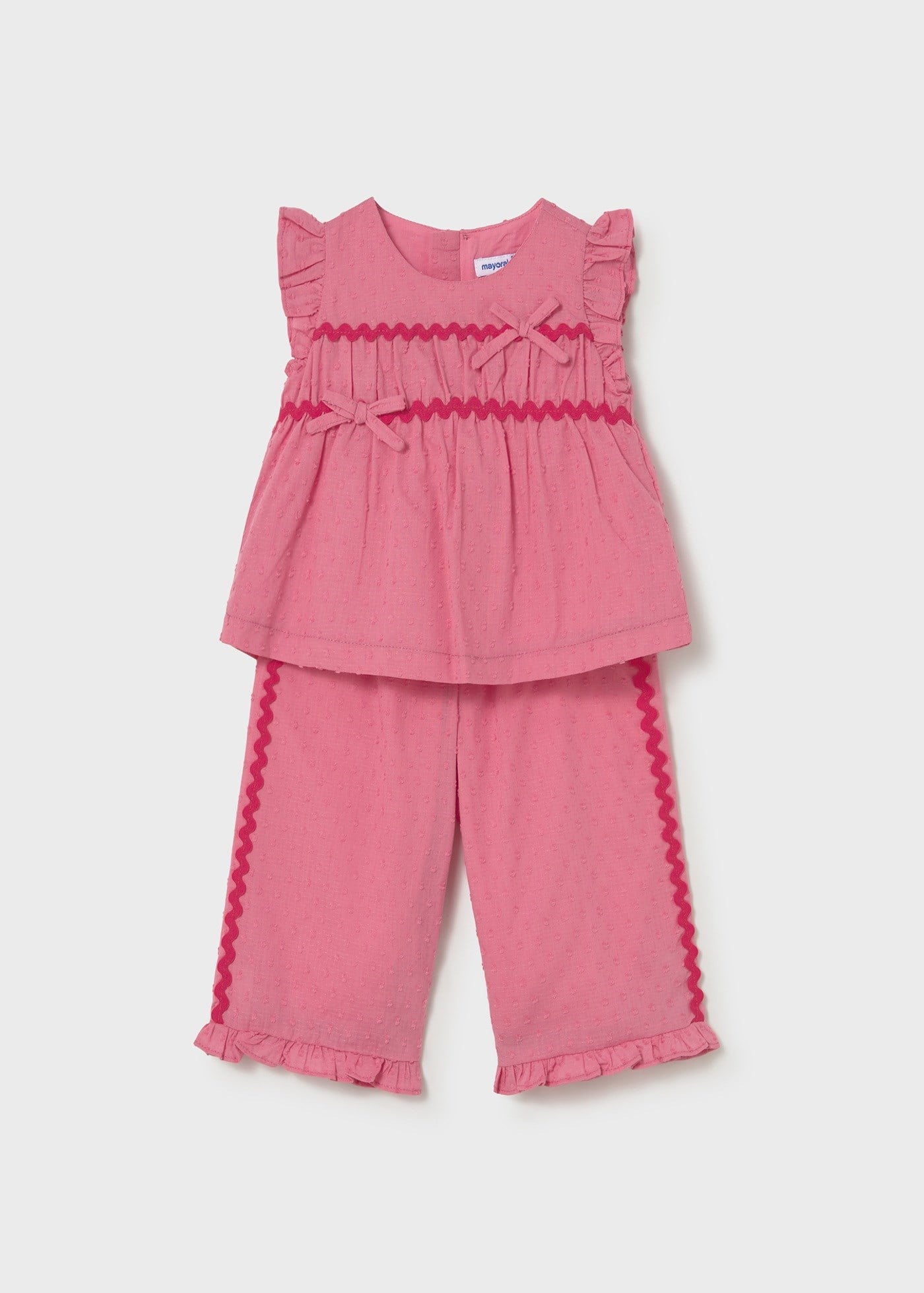 Mayoral Kız Bebek Pantolon Takım Pembe