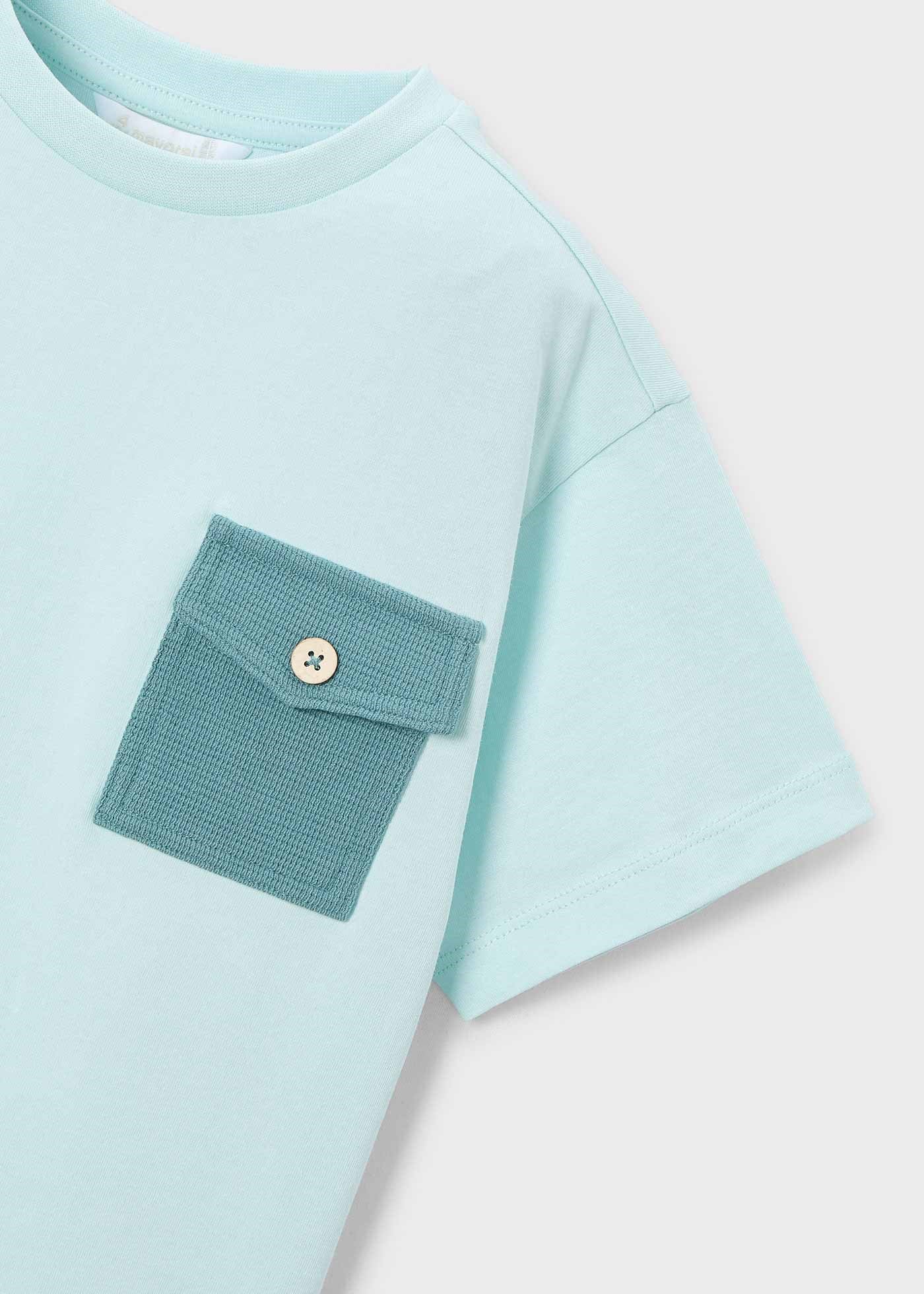 Mayoral Boys' Two-Piece T-Shirt and Shorts Set, Green