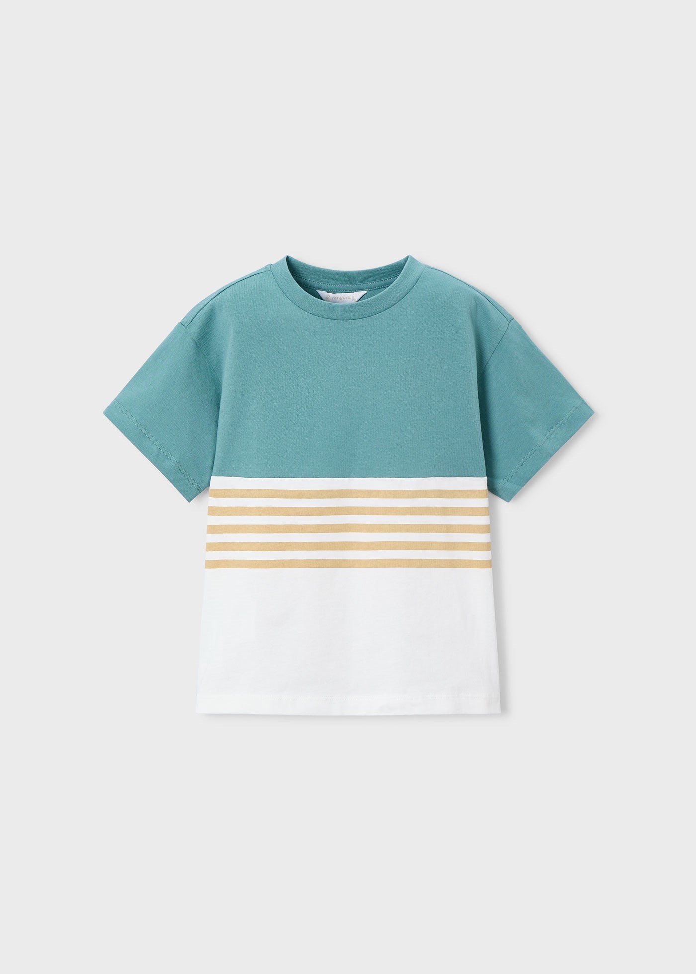 Mayoral Boys' Two-Piece T-Shirt and Shorts Set, Green