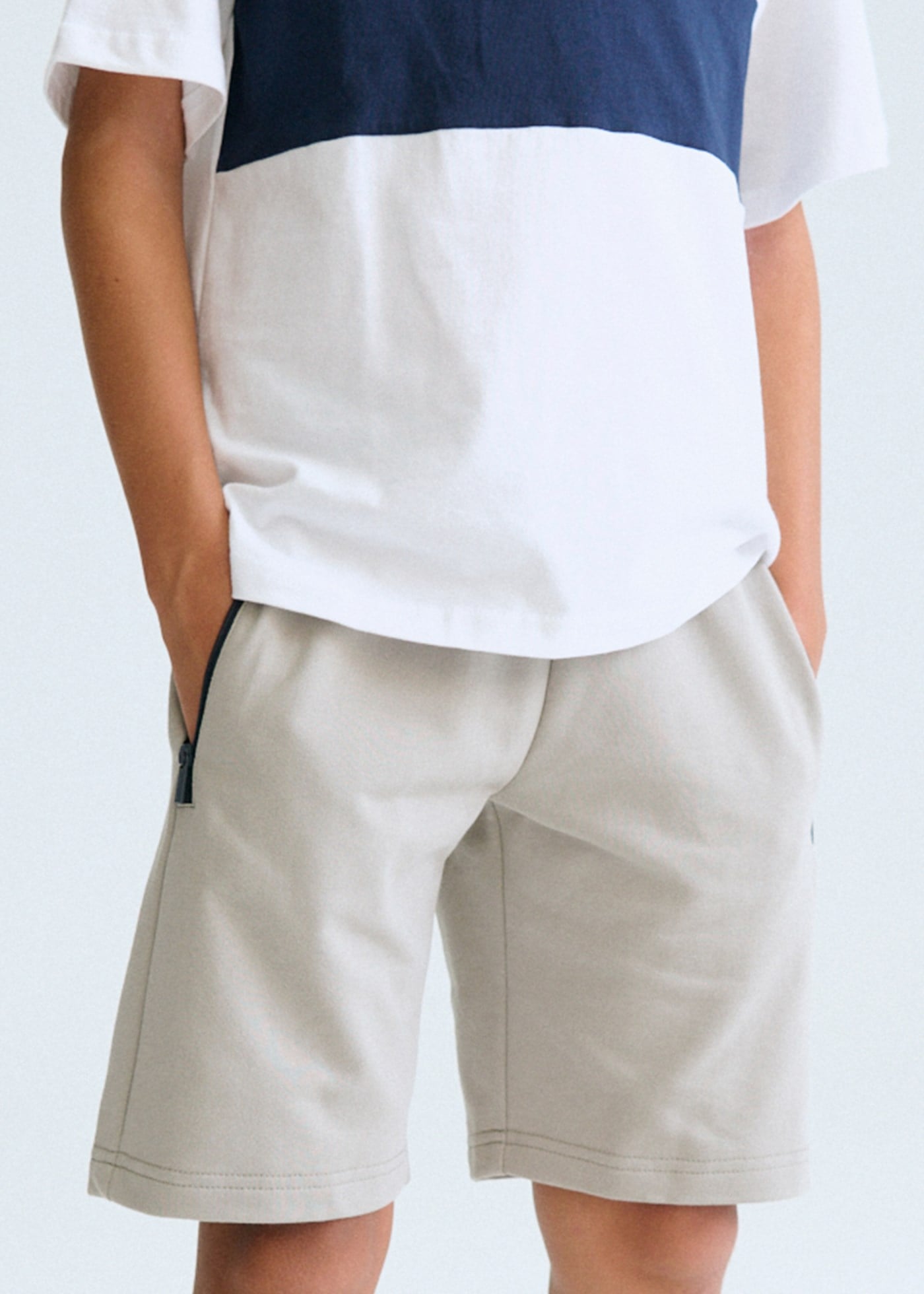 Mayoral Boys' Cotton Shorts and T-shirt Set White