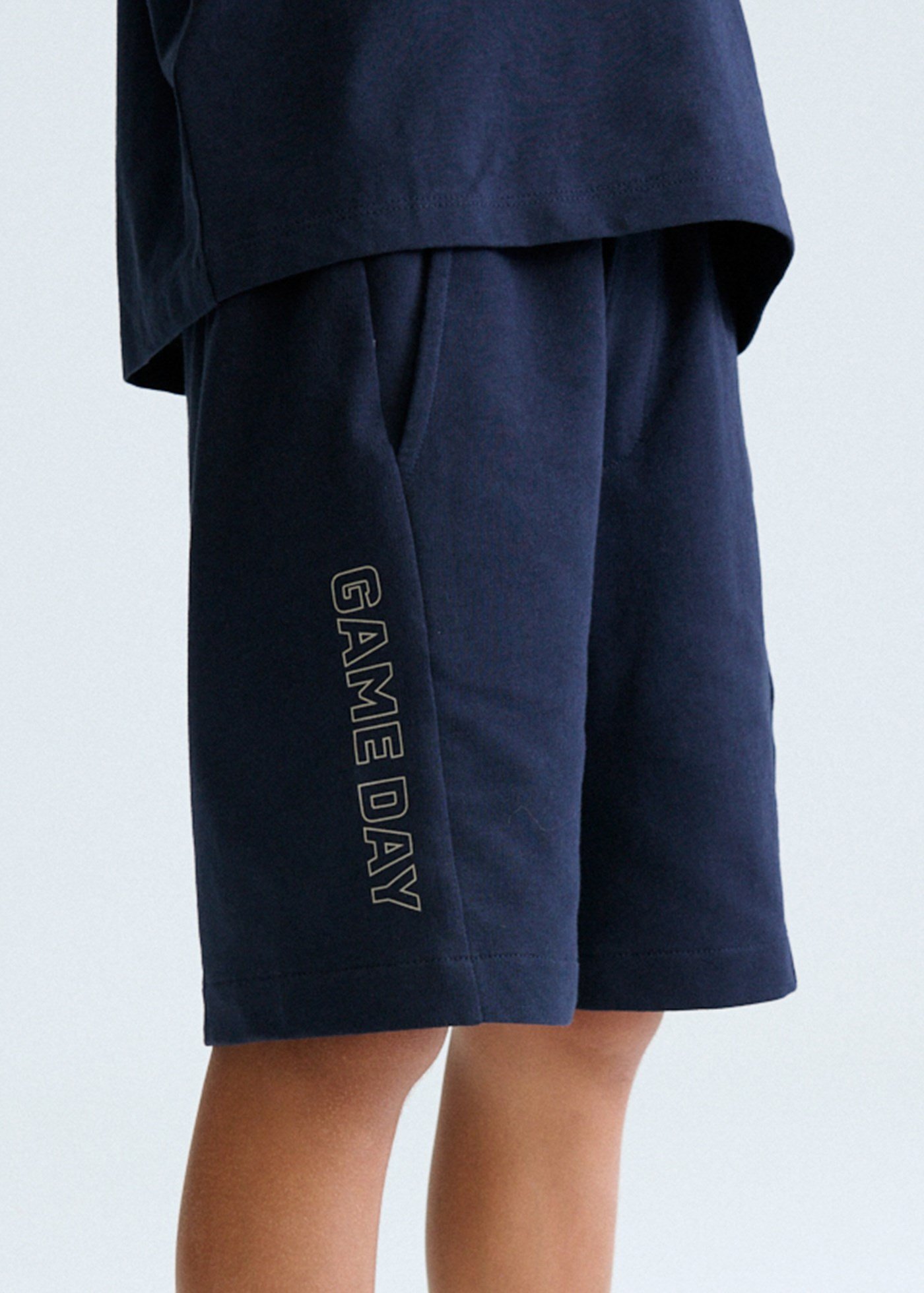 Mayoral Boys' Cotton Shorts and T-shirt Set, Navy Blue