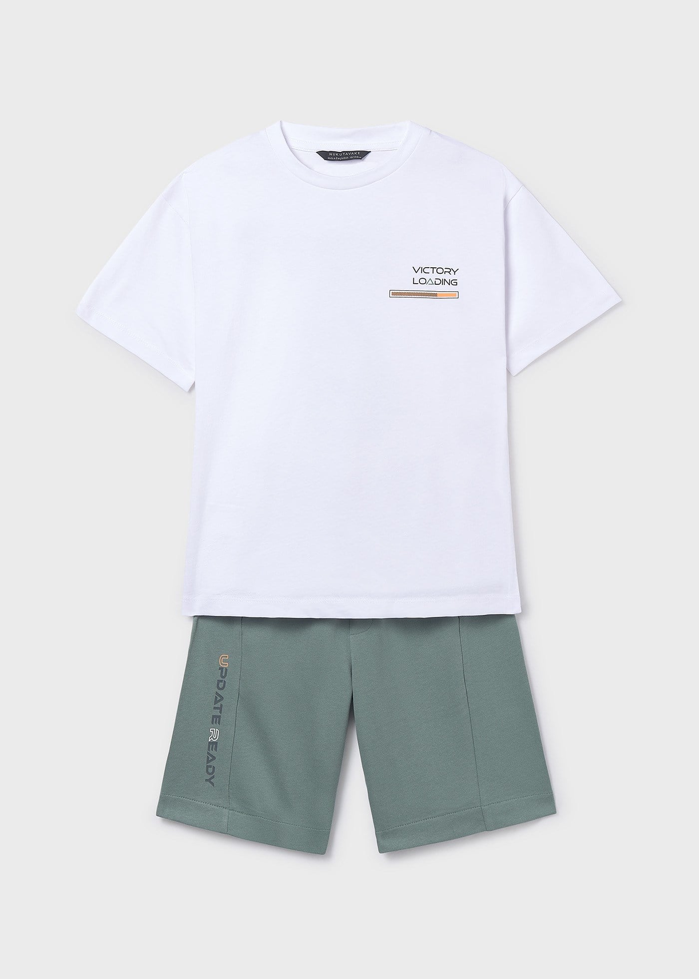 Mayoral Erkek Çocuk Penye Şort Tshirt Takım Yeşil