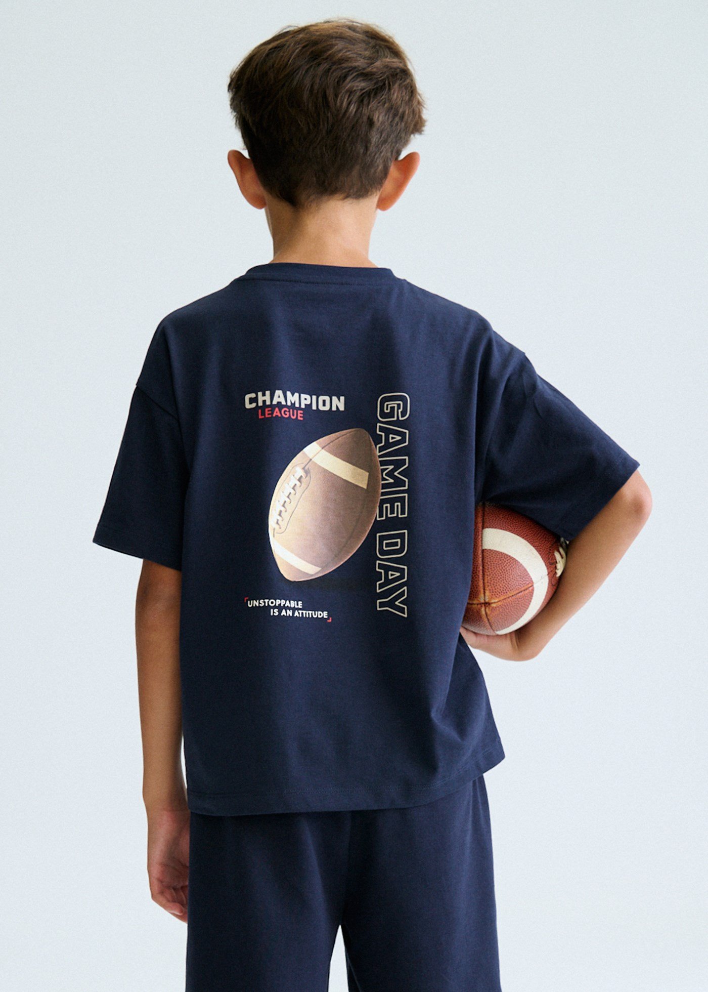 Mayoral Boys' Cotton Shorts and T-shirt Set, Navy Blue