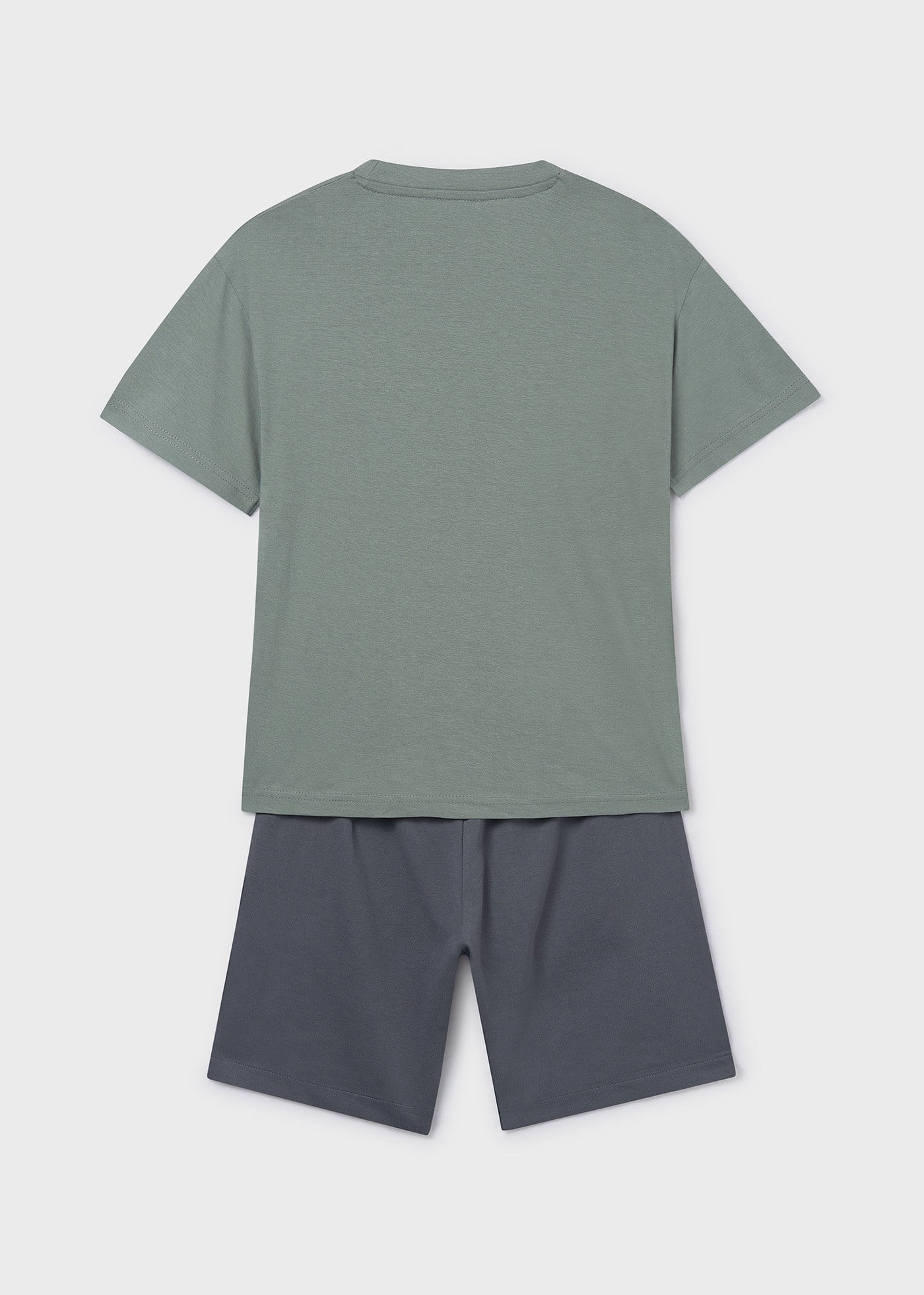 Mayoral Boys' Cotton Shorts and T-shirt Set, Green