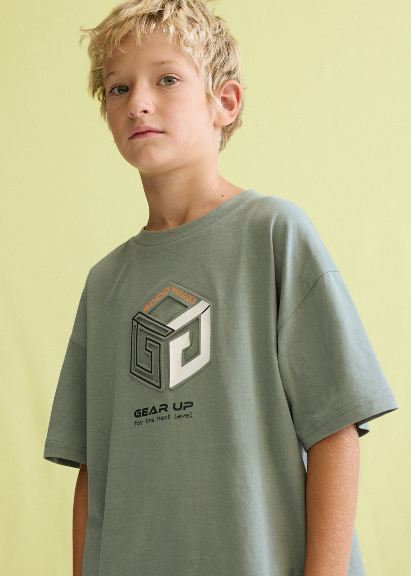Mayoral Boys' Cotton Shorts and T-shirt Set, Green