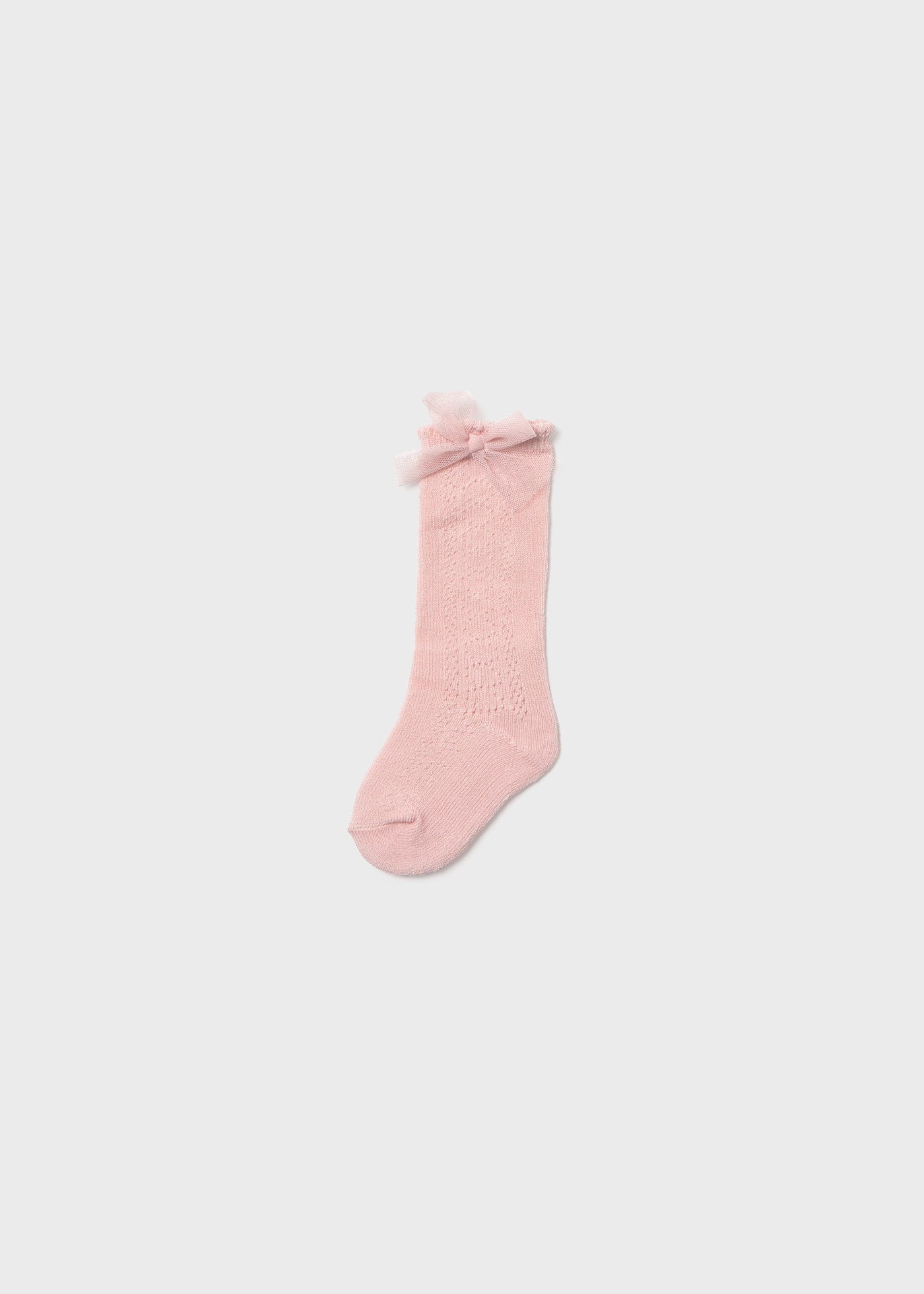 Mayoral Baby Girl Knee-High Openwork Ankle Socks Pink