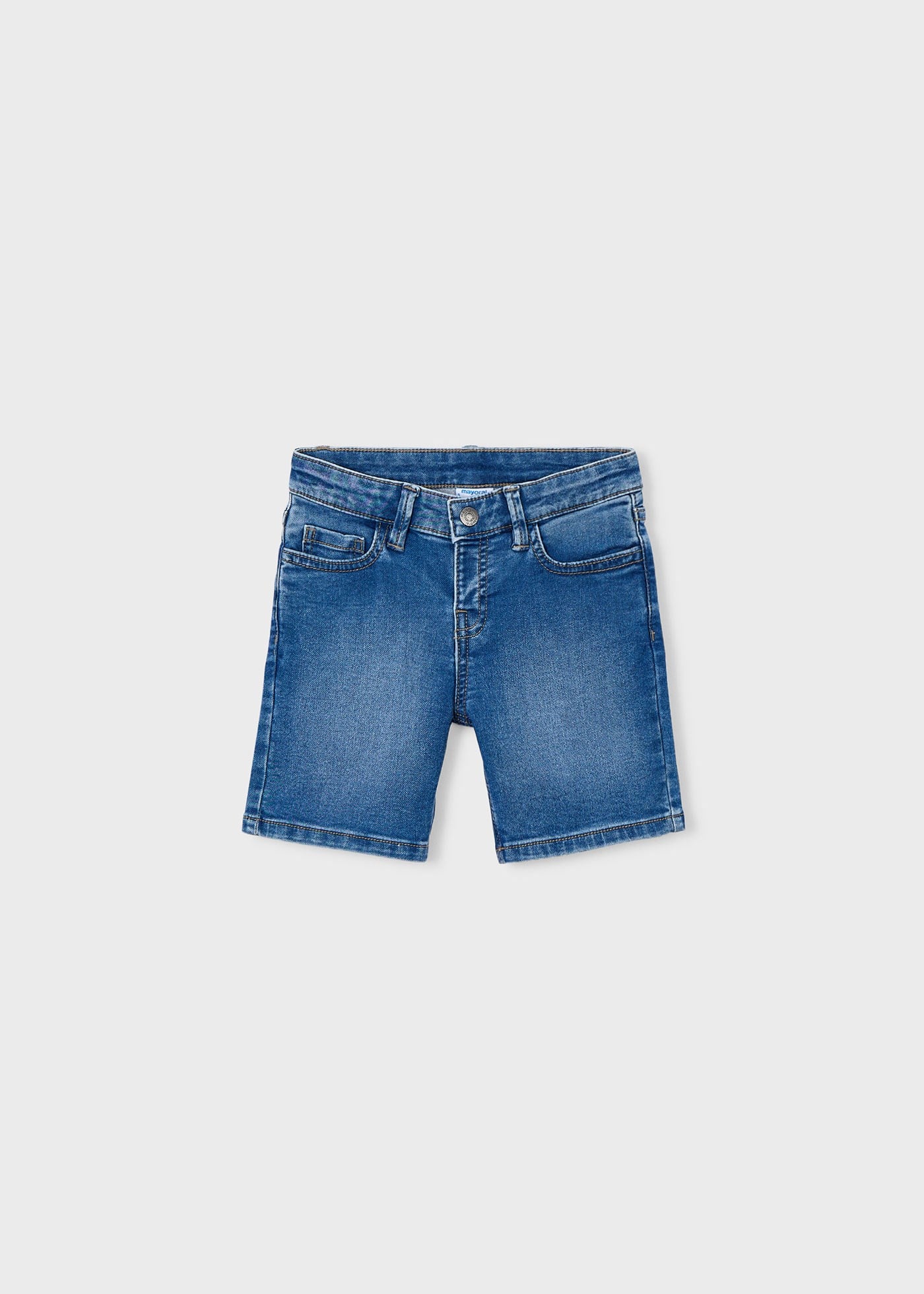 Mayoral Boys' Denim Shorts Blue