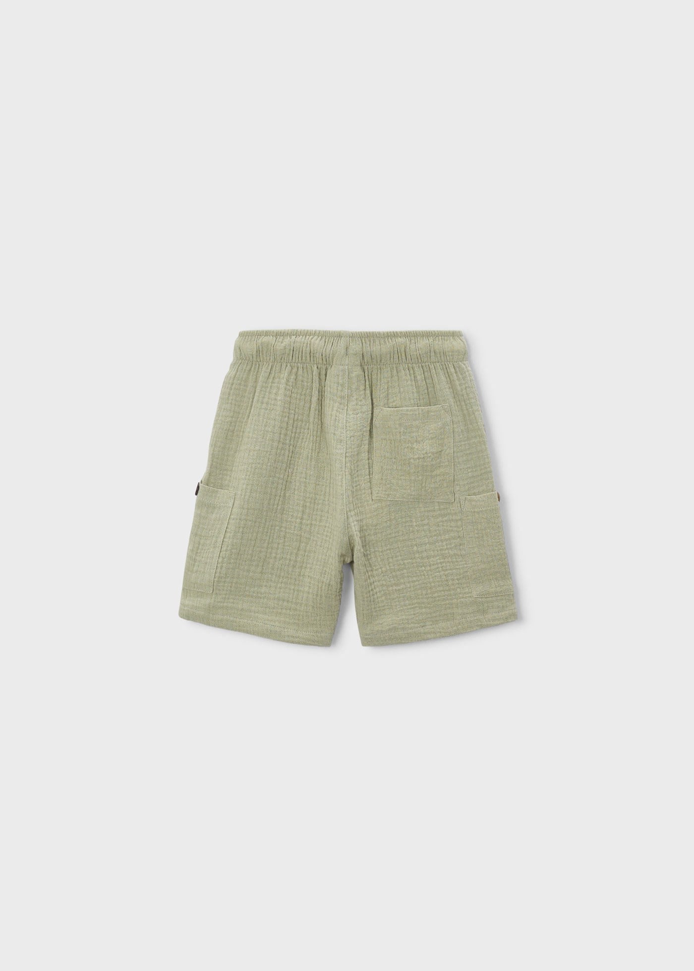 Mayoral Boys' Cargo Pocket Knitted Shorts Green