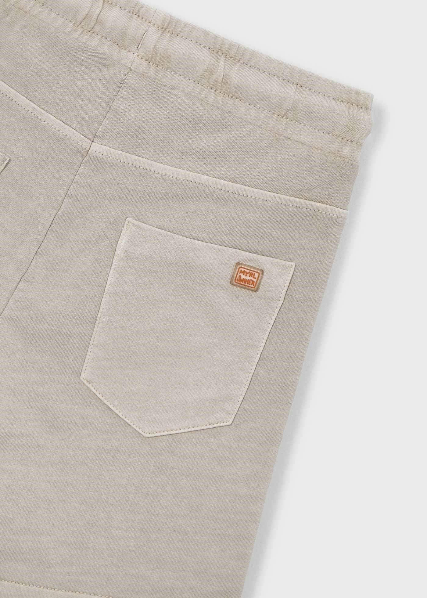 Mayoral Boys' Cotton Shorts Beige