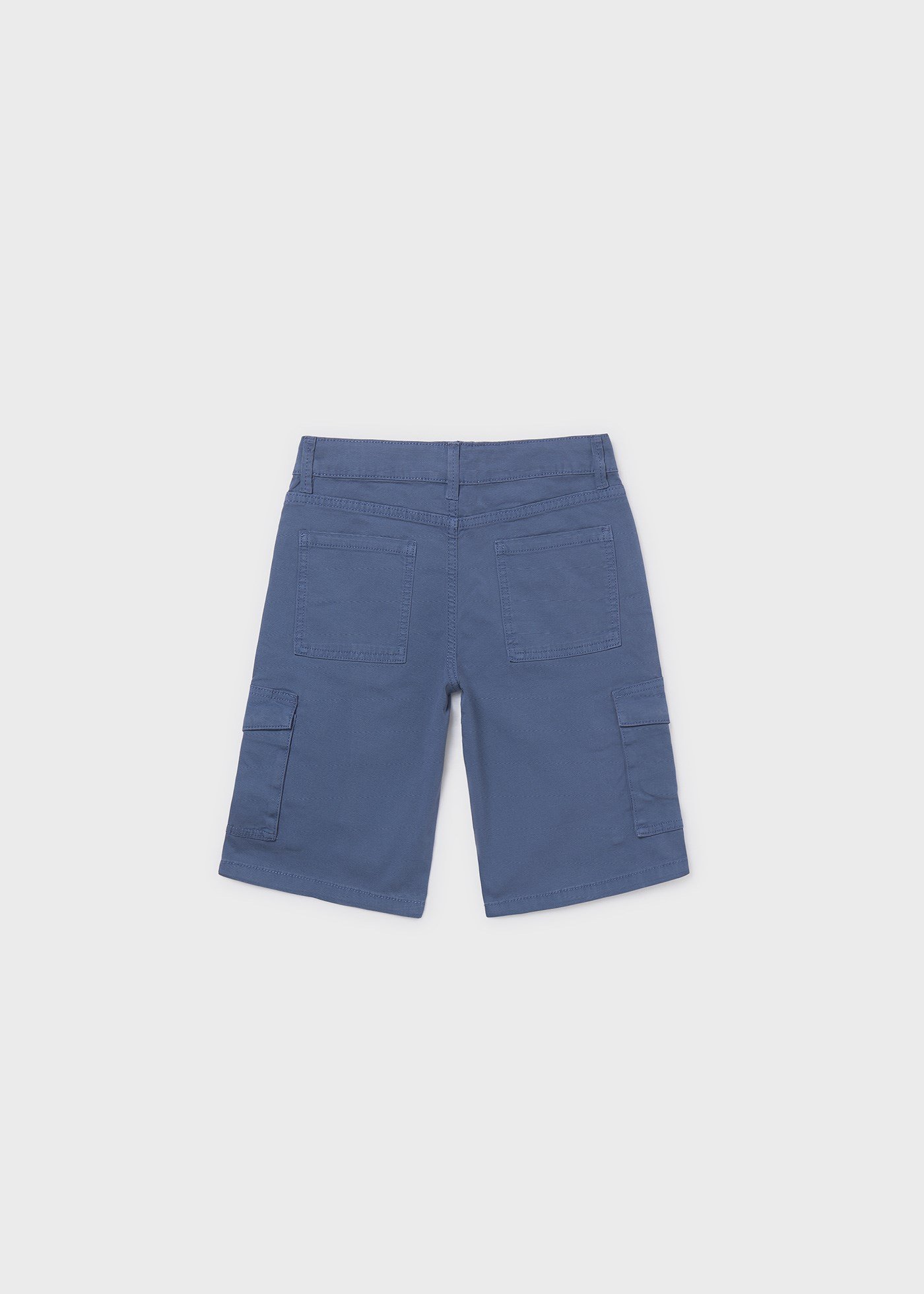 Mayoral Boys' Cargo Shorts with Pockets, Navy Blue