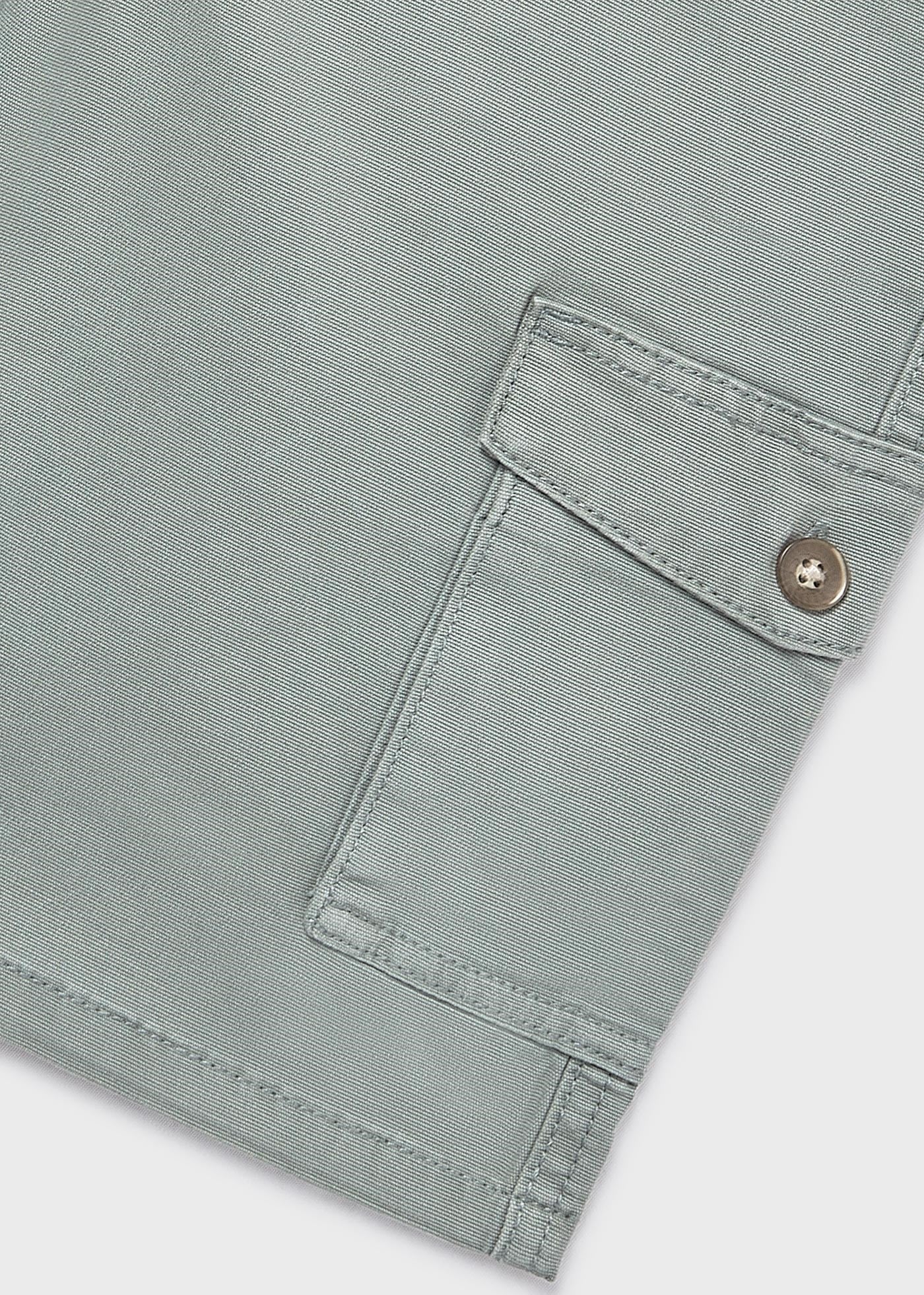 Mayoral Boys' Cargo Shorts with Pockets, Green
